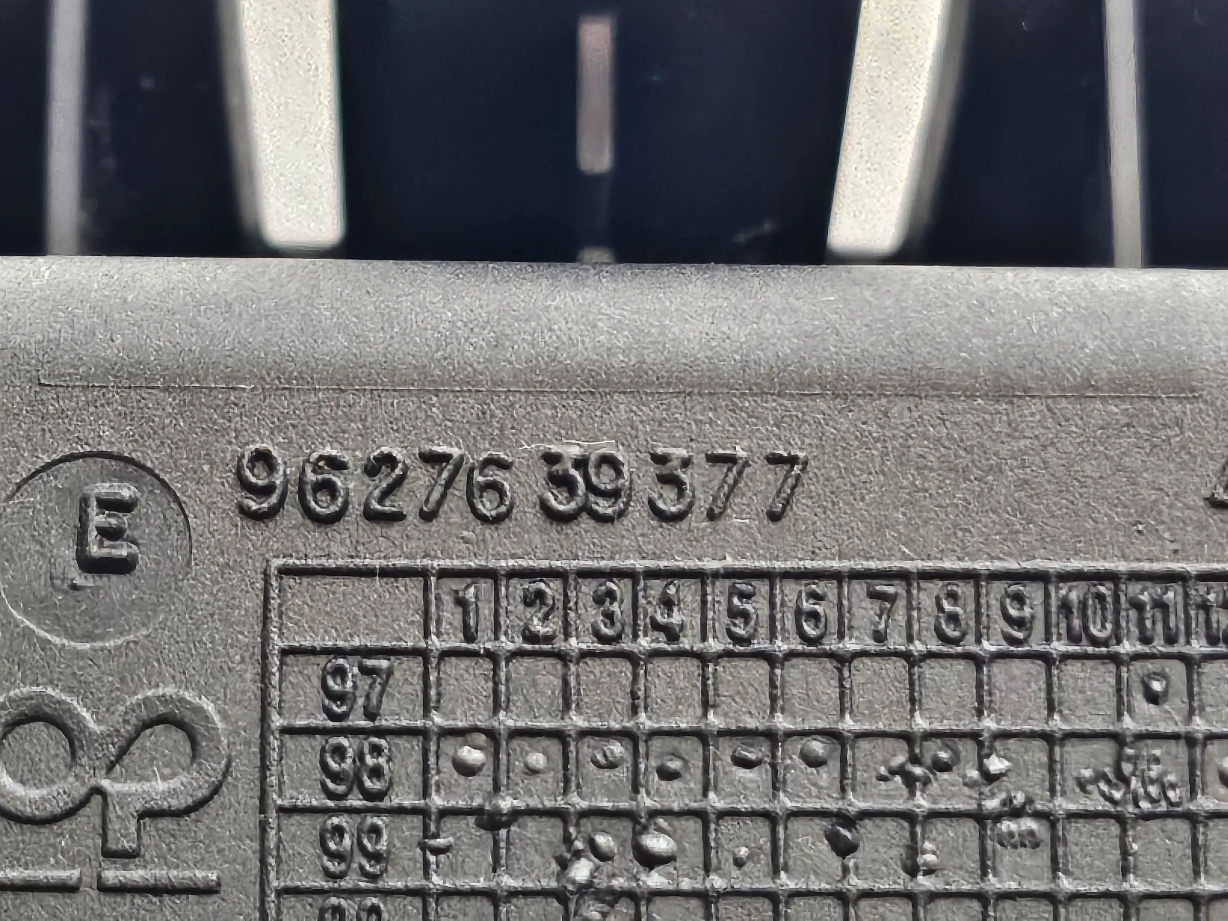Peugeot 206 CC Cabriolet Cendrier Boîte de rangement Insert cendrier 9627639377