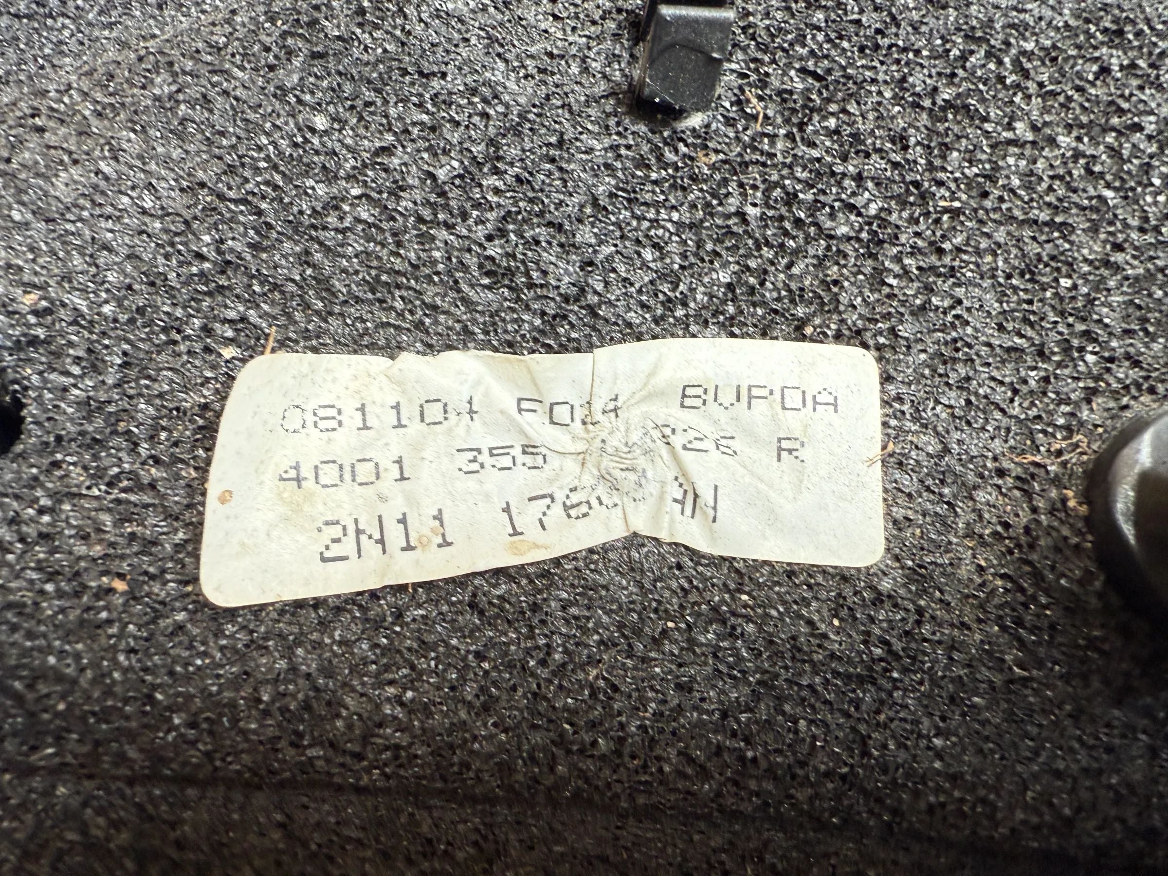 Original Ford Fusion buitenspiegel / zijspiegel links zwart 2N1117683AN