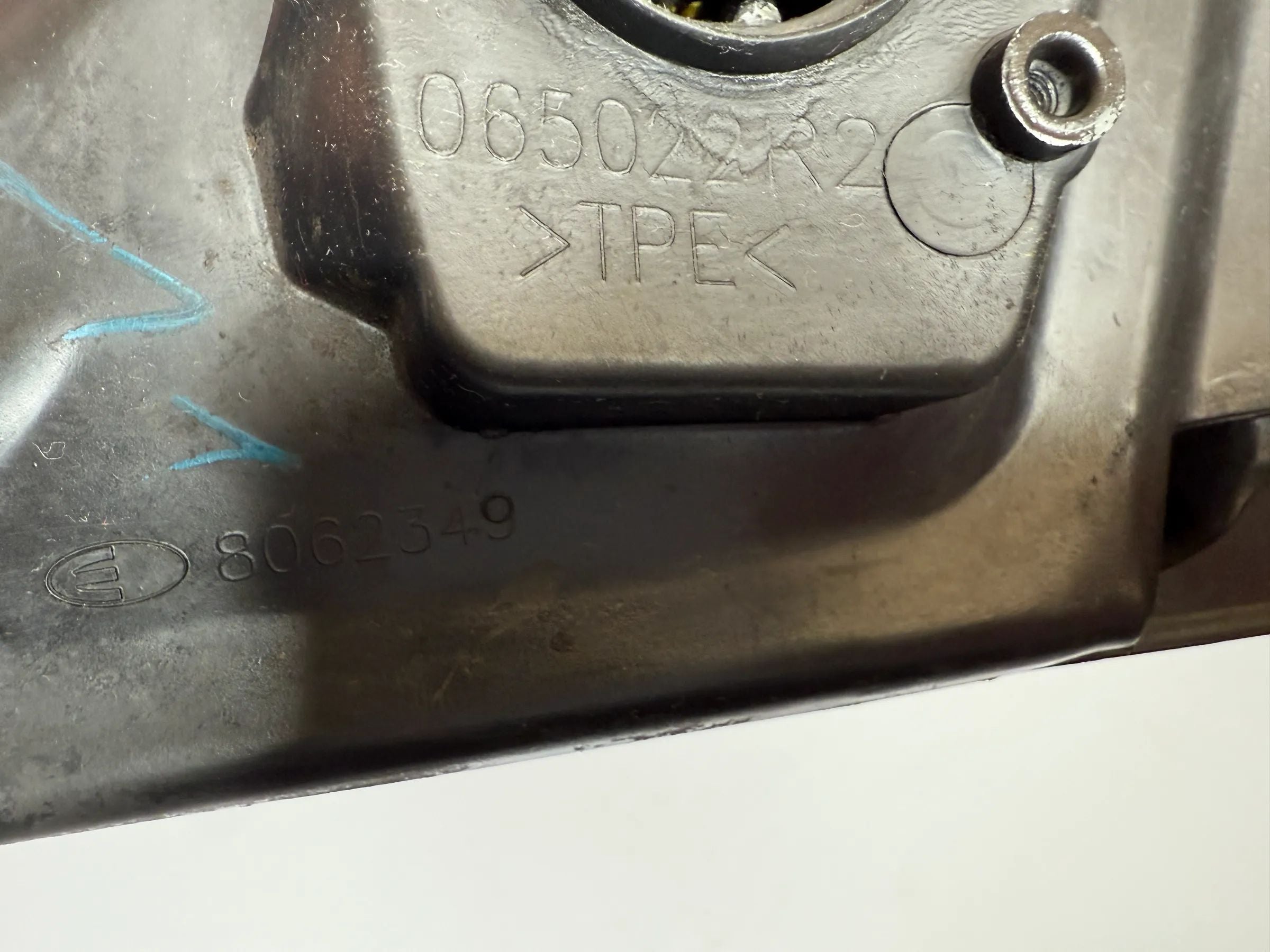 Original Opel Corsa C (X01) Aussenspiegel Elek. Rechts Silber 065020LLR2