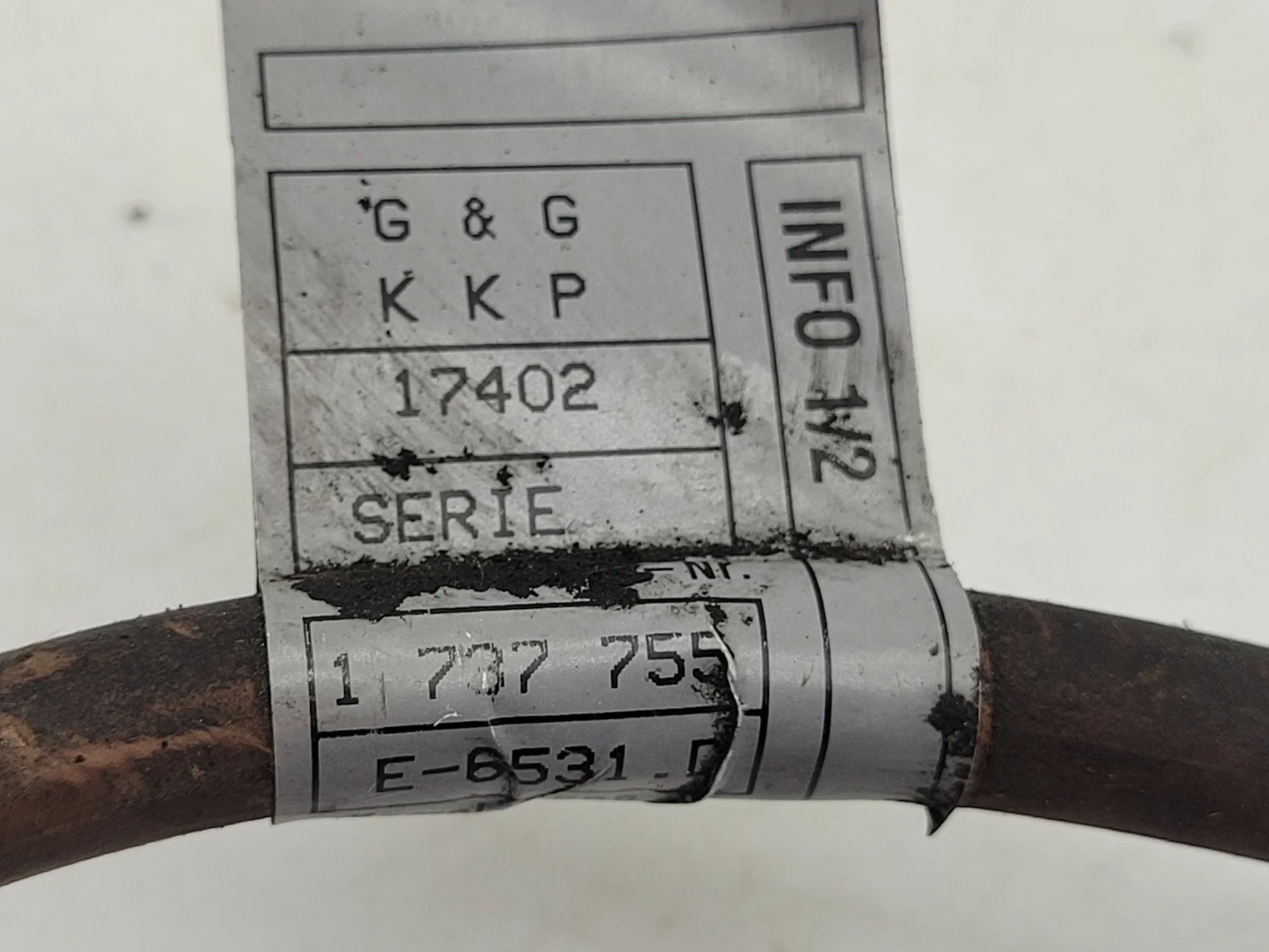 BMW 5er E39 Massekabel Batterie Minuspol 1737755 Original