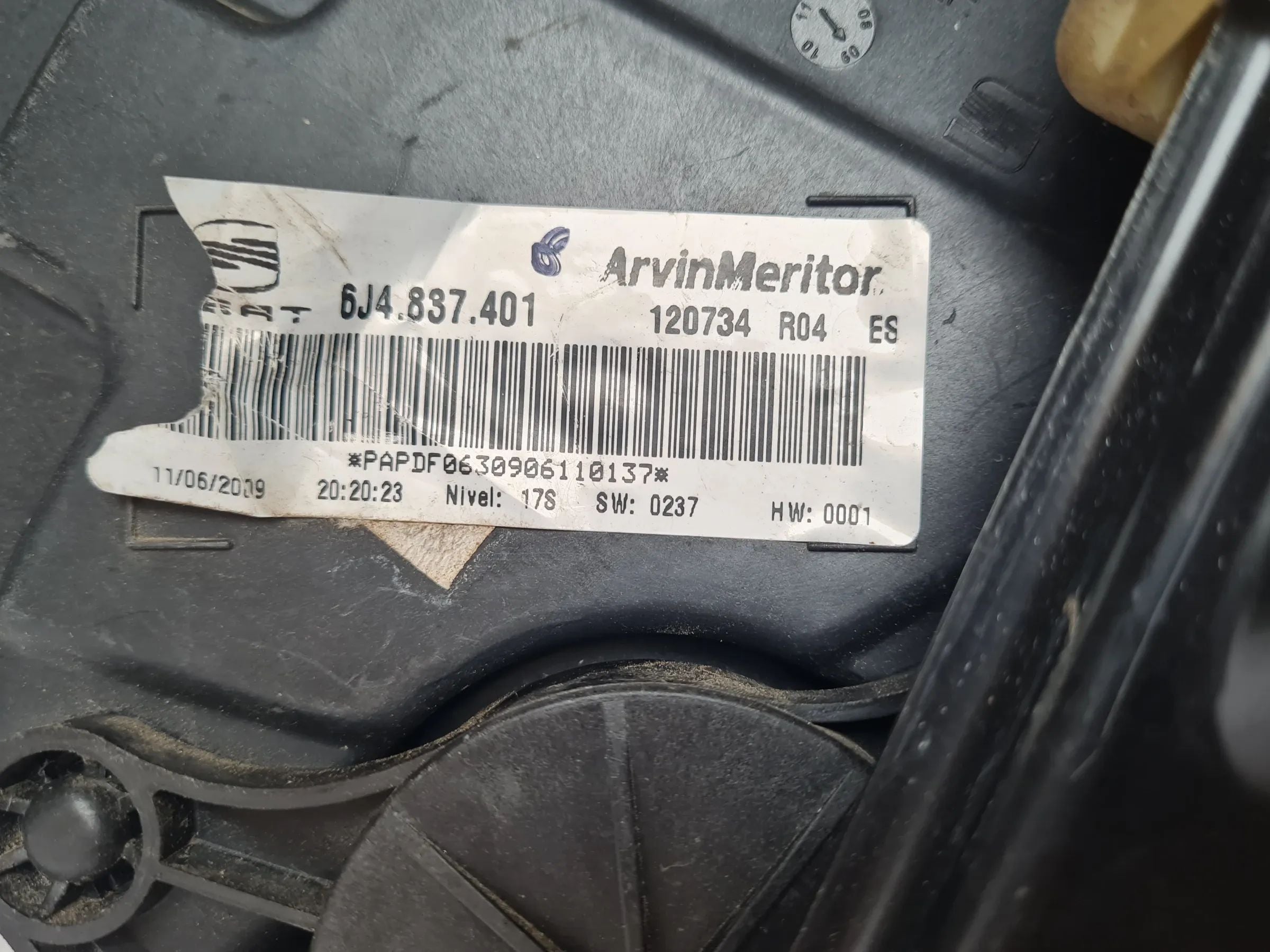 Seat Ibiza IV (6J5/6P1) Fensterheber Elek. Links Vorne 6J4837401