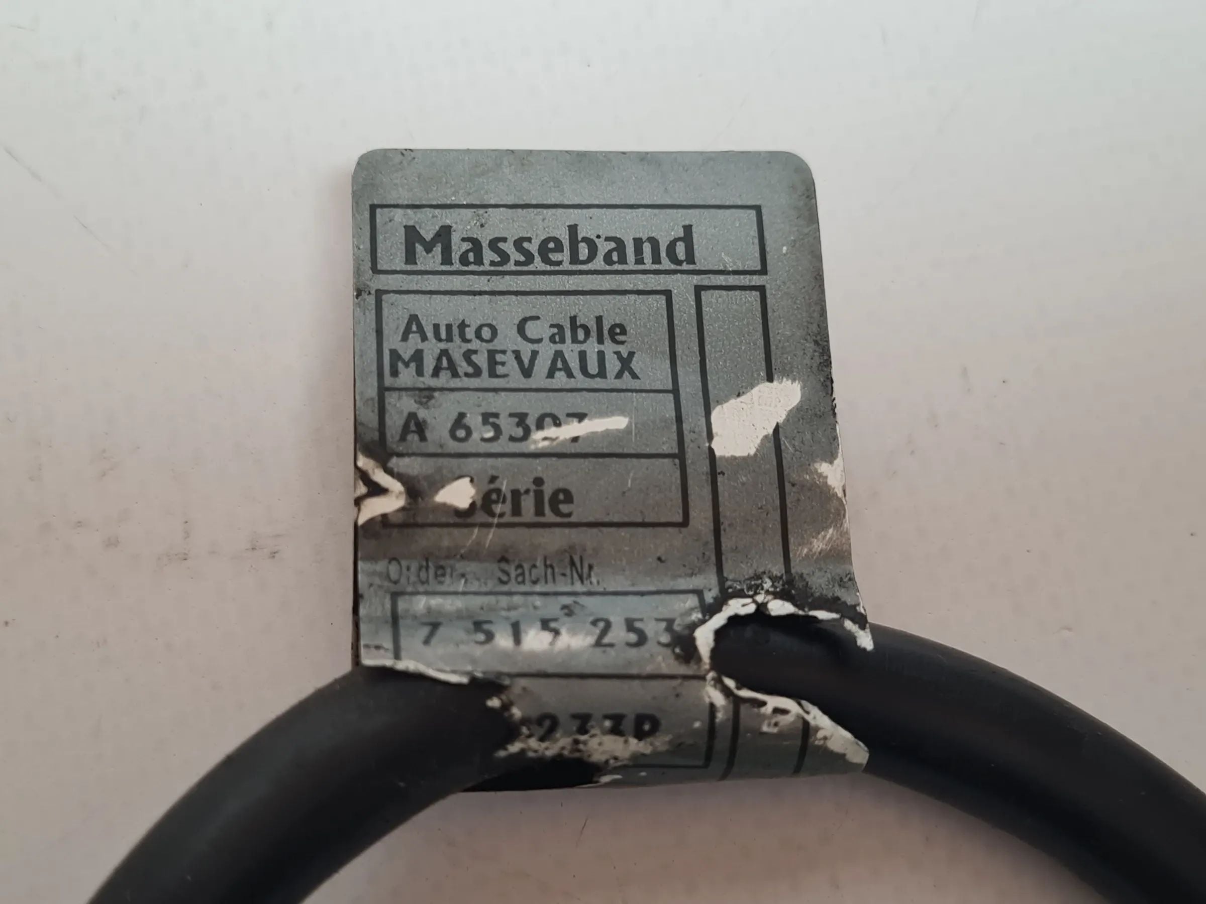 BMW Mini Cooper One R50 R52 R53 R55 R56 R57 R58 R59 R60 R61 Massekabel 7515253