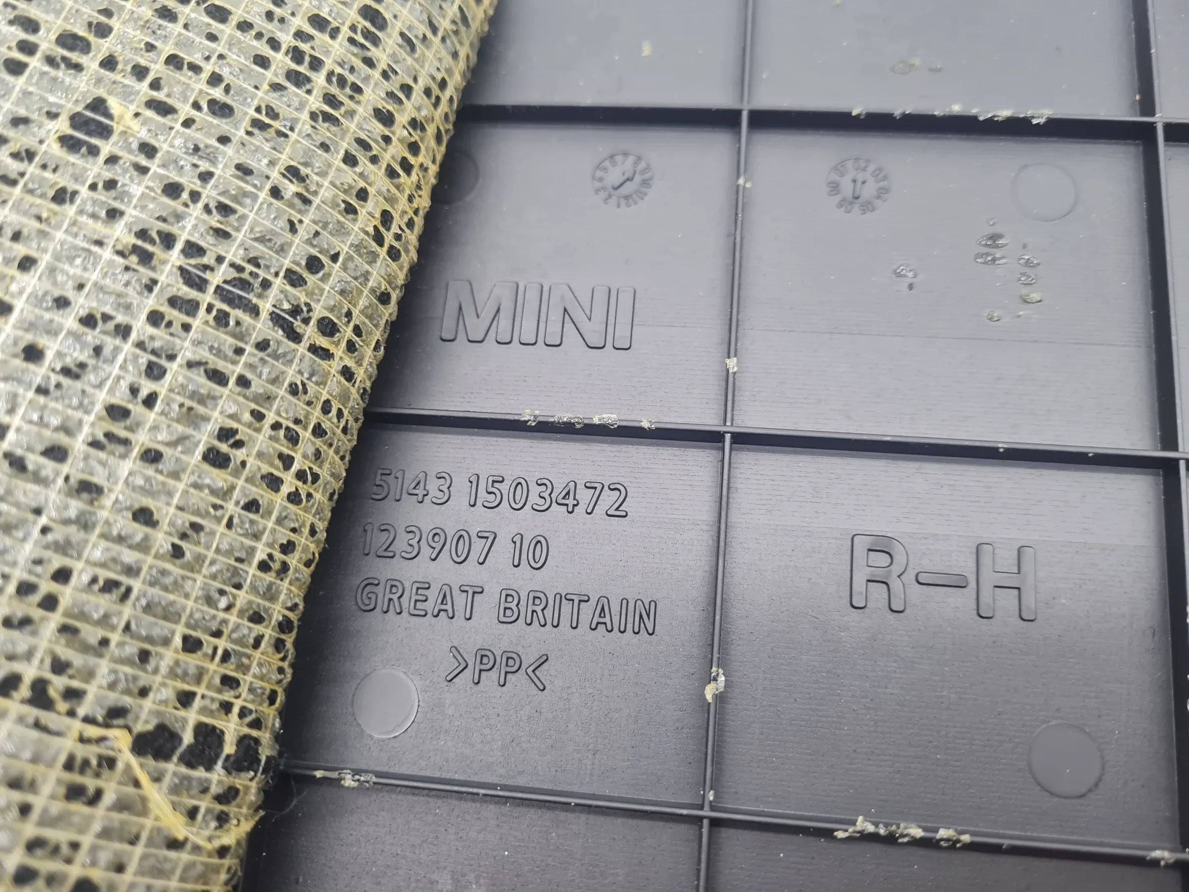Original Mini One (R50/R53) Kofferraum Verkleidung Blende Rechts 51.43-1503472