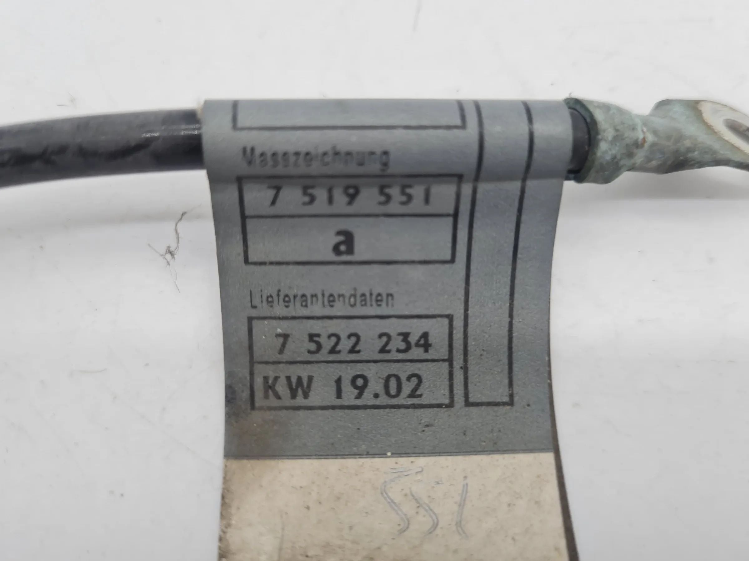 Original Mini One (R50/R53) Batteriekabel Minus 7522234