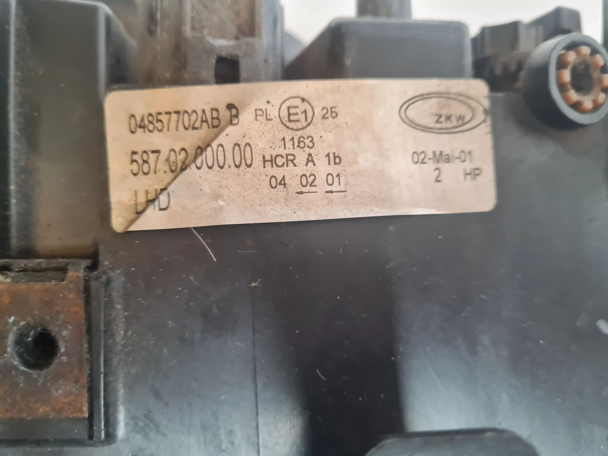 Original Chrysler Voyager IV 4 (RG/RS) Frontscheinwerfer Rechts 04857702AB