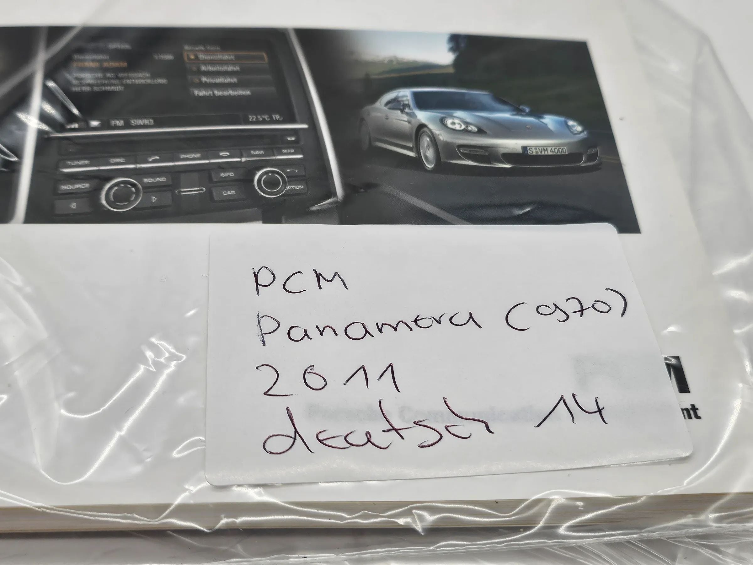 Original Porsche 970 Panamera 4 , 4S ,Turbo  2011 PCM Anleitung Deutsch