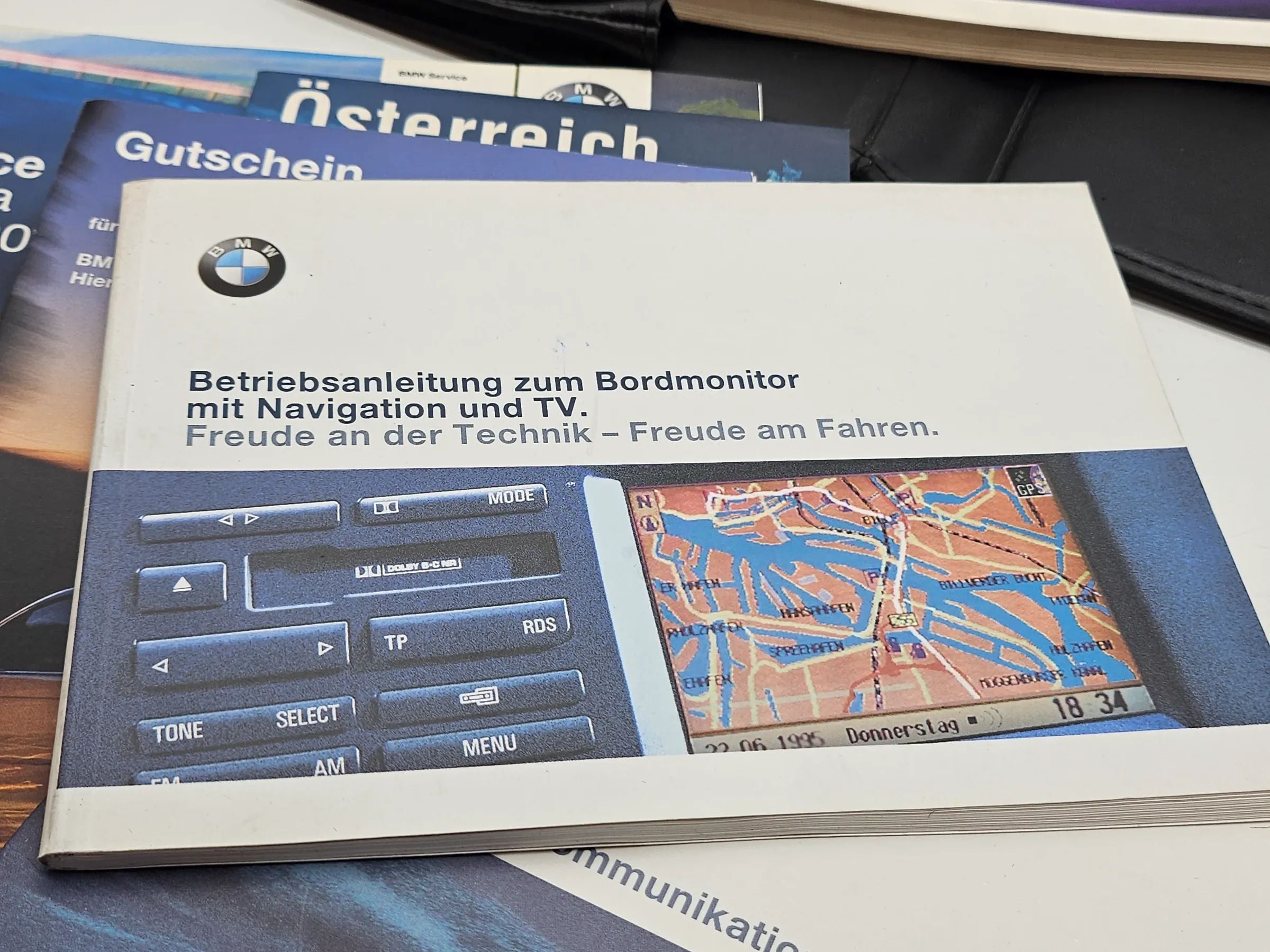 Original Bordmappe  Betriebsanleitung BMW X5 E53 3.0i  und 4.4i