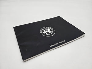 Original Alfa Romeo GIULIA Serviceheft Scheckheft 2016 Französisch