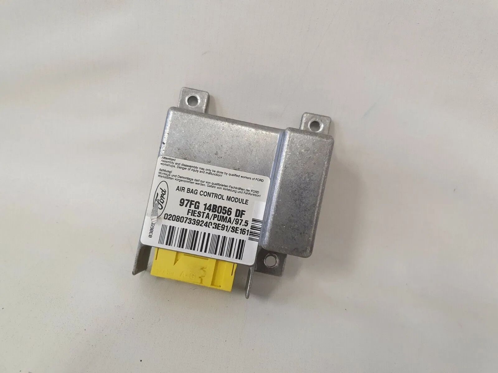 original Unidade de Controlo Airbag Airbagsteuergerät 97FG14B056DF Ford Puma ECT Coupe