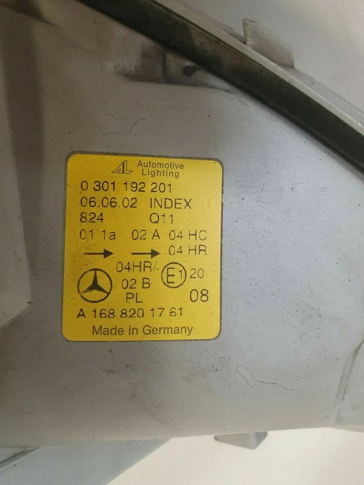 ⭐ Faro Anteriore Sinistro A1688201761 Mercedes-benz A-klasse 168 Mod. 2001 Originale ⭐