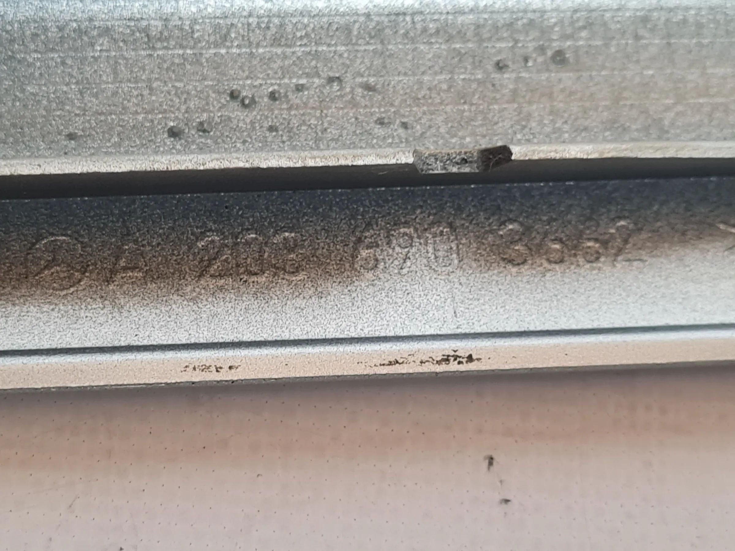 Original Mercedes C-Klasse (CL203) Dekor-/Zierleiste Rechts Silber A2036903662
