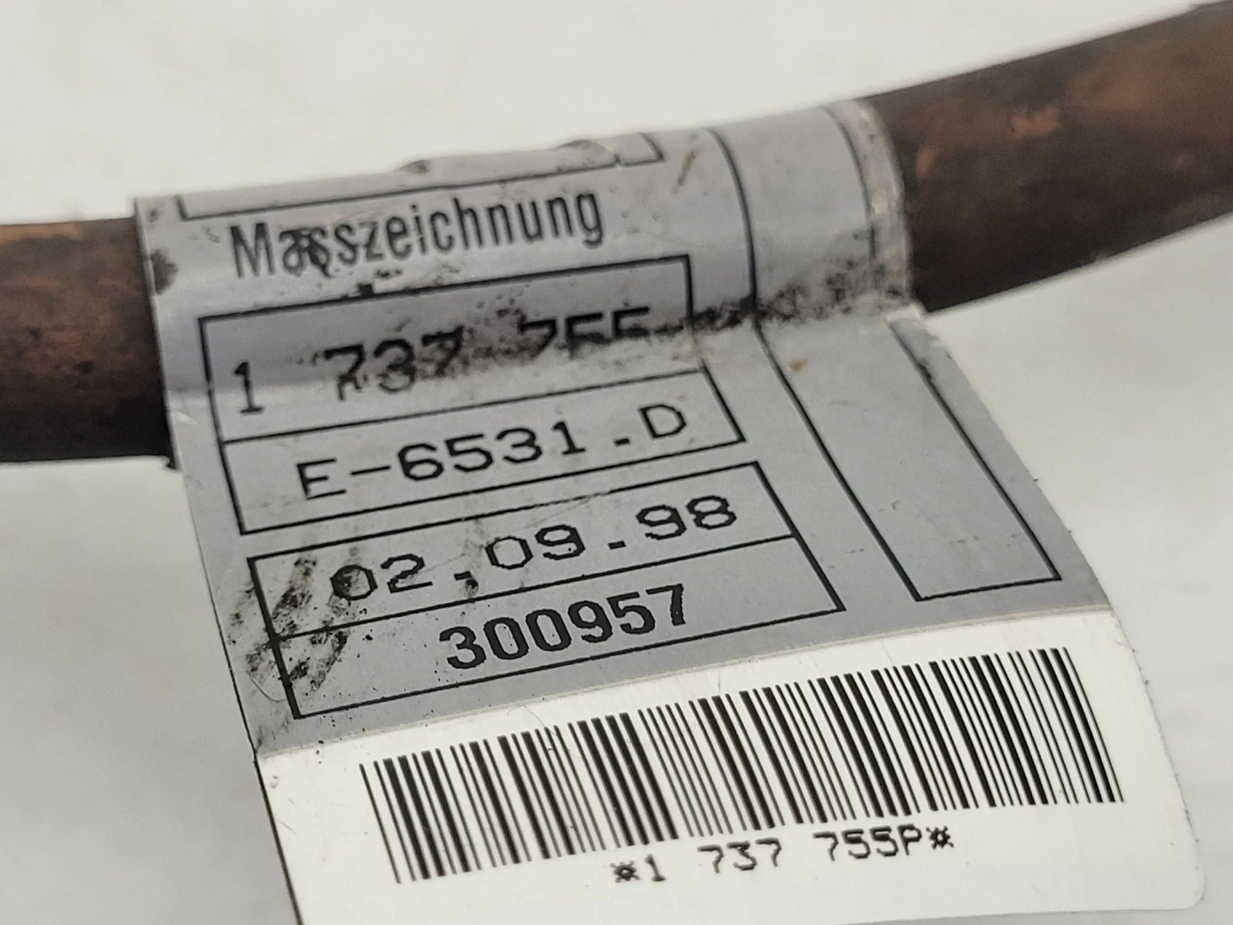 BMW 5er E39 Massekabel Batterie Minuspol 1737755 Original