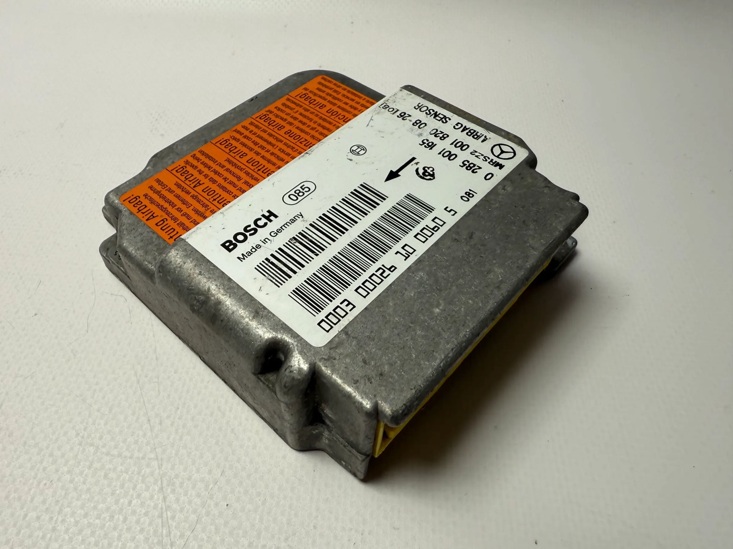 Original Mercedes Benz W202 W208 CLK Airbag Calculateur 0285001165 / 0018200826