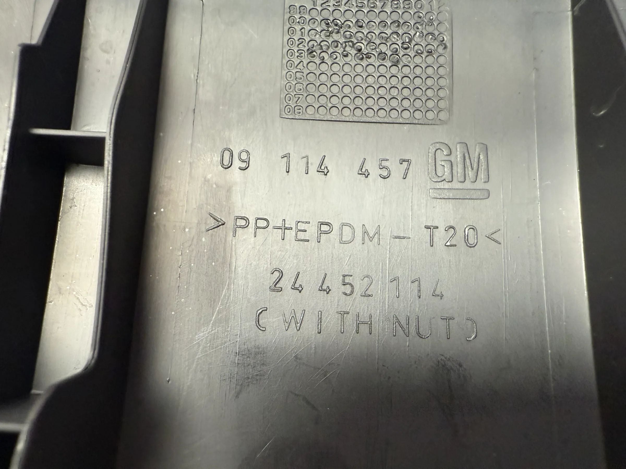 Original Opel Corsa C Tampa de Cobertura Revestimento Display 09114457 / 24452114 - Auto-veritas