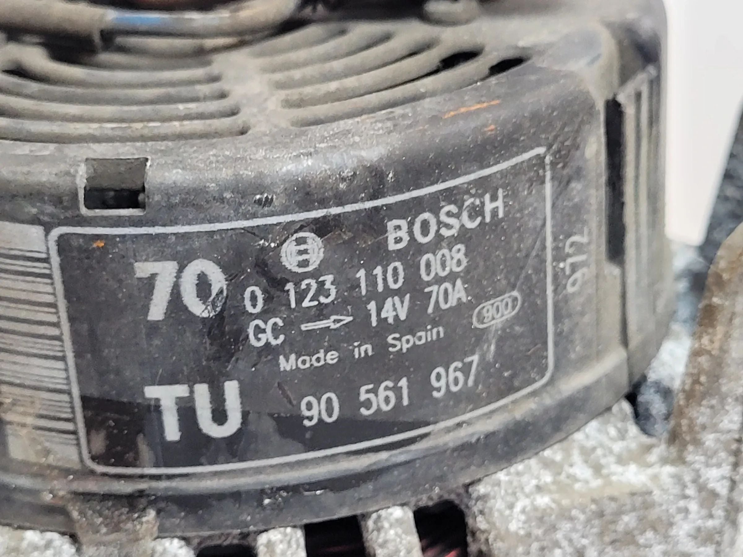 Original Opel Corsa B S93 Lichtmaschine 90561967