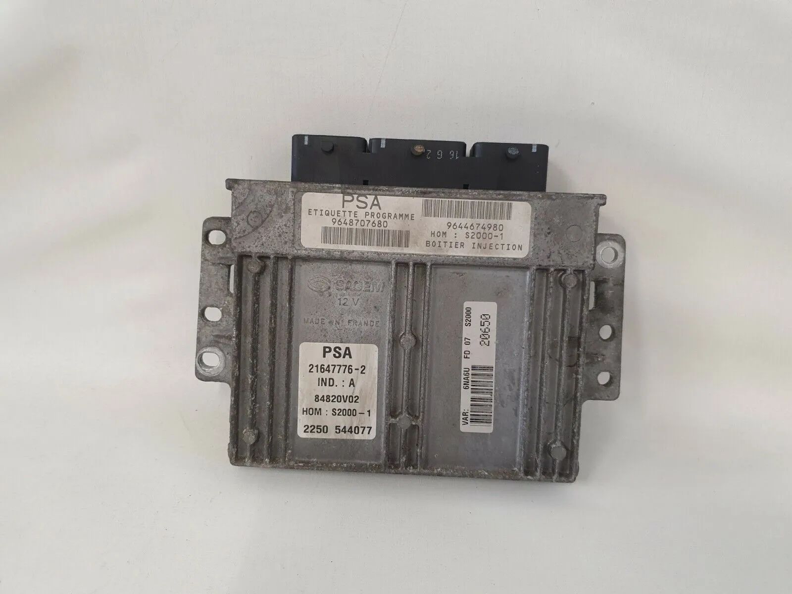 original Citroen Xsara Picasso C year 2002, engine control unit 9644674980 Sagem 