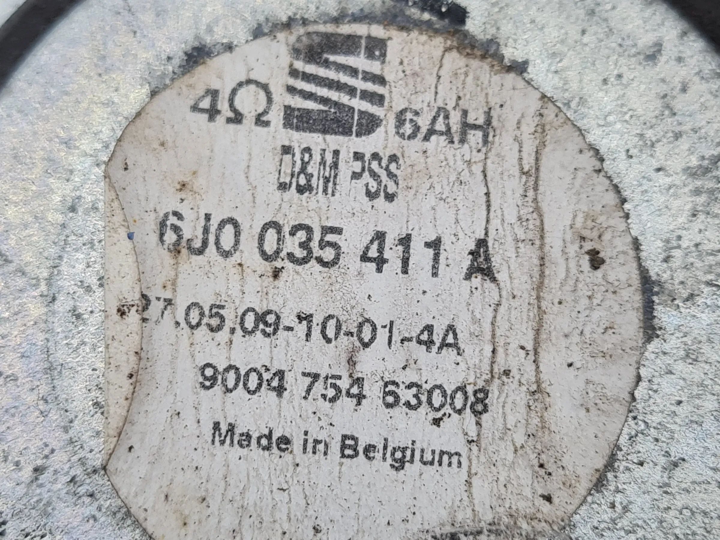 Original Seat Ibiza IV (6J5/6P1) Lautsprecher Tiefton L/R Hinten 6J0035411A