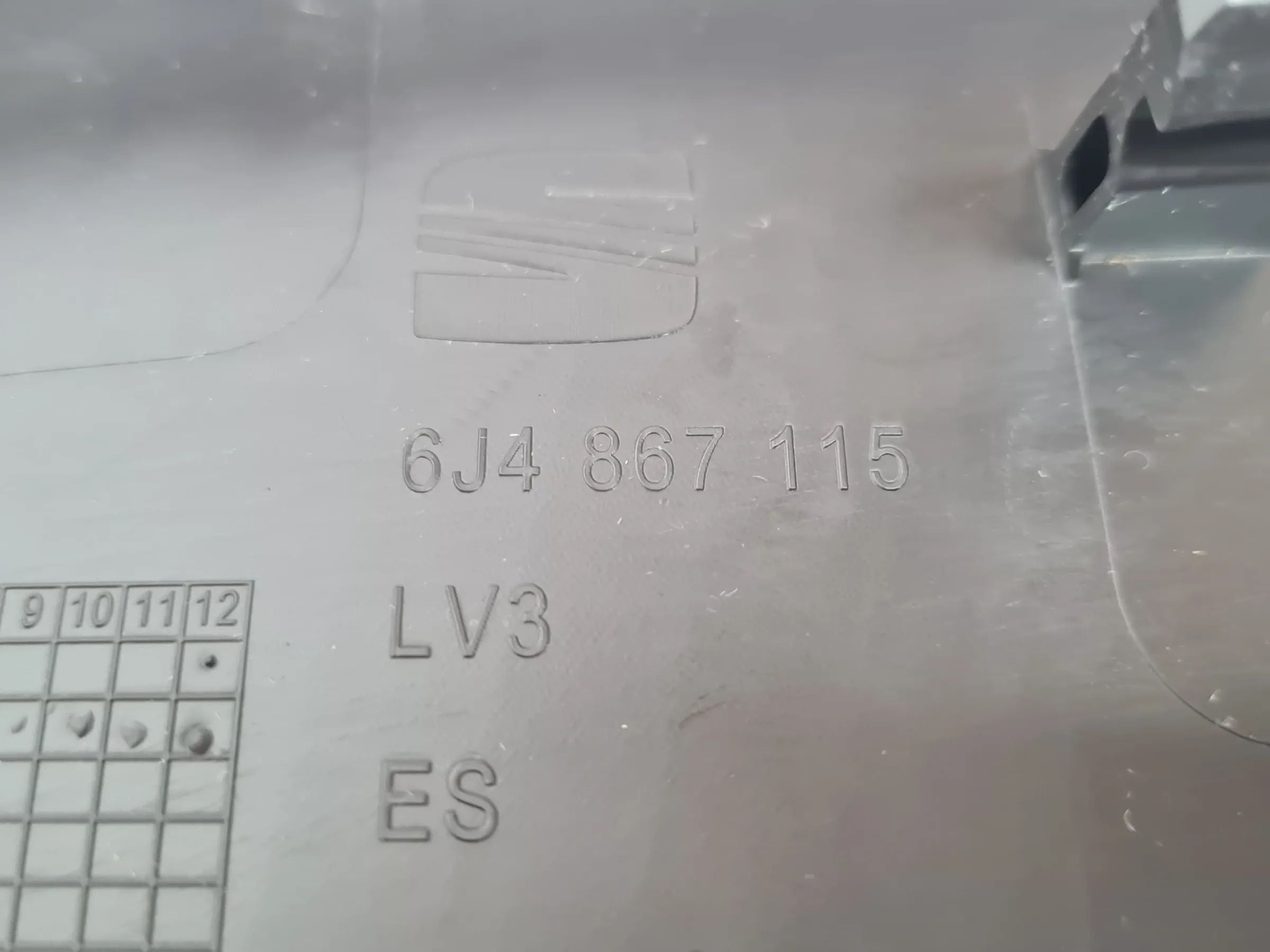 Seat Ibiza IV 6J5/6P1 Armauflage Türverkleidung L. Hinten 6J4867115 (Original)