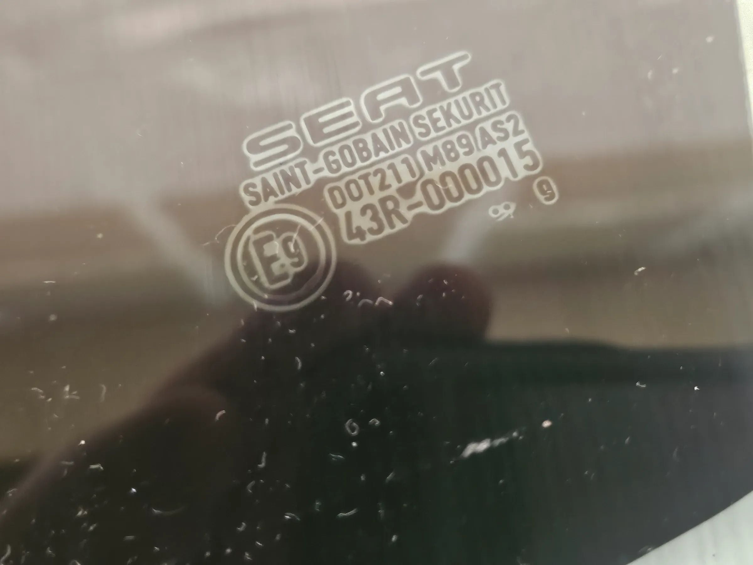 Original Seat Ibiza IV (6J5/6P1) Fensterscheibe Glas Links Hinten DOT-211M89AS2