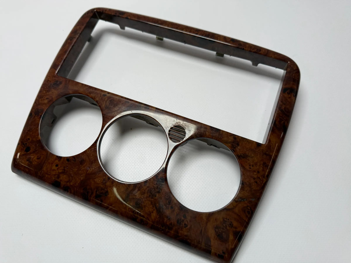 Original Opel Vectra B GM Moldura de Consola Central Madera Raíz 90508026