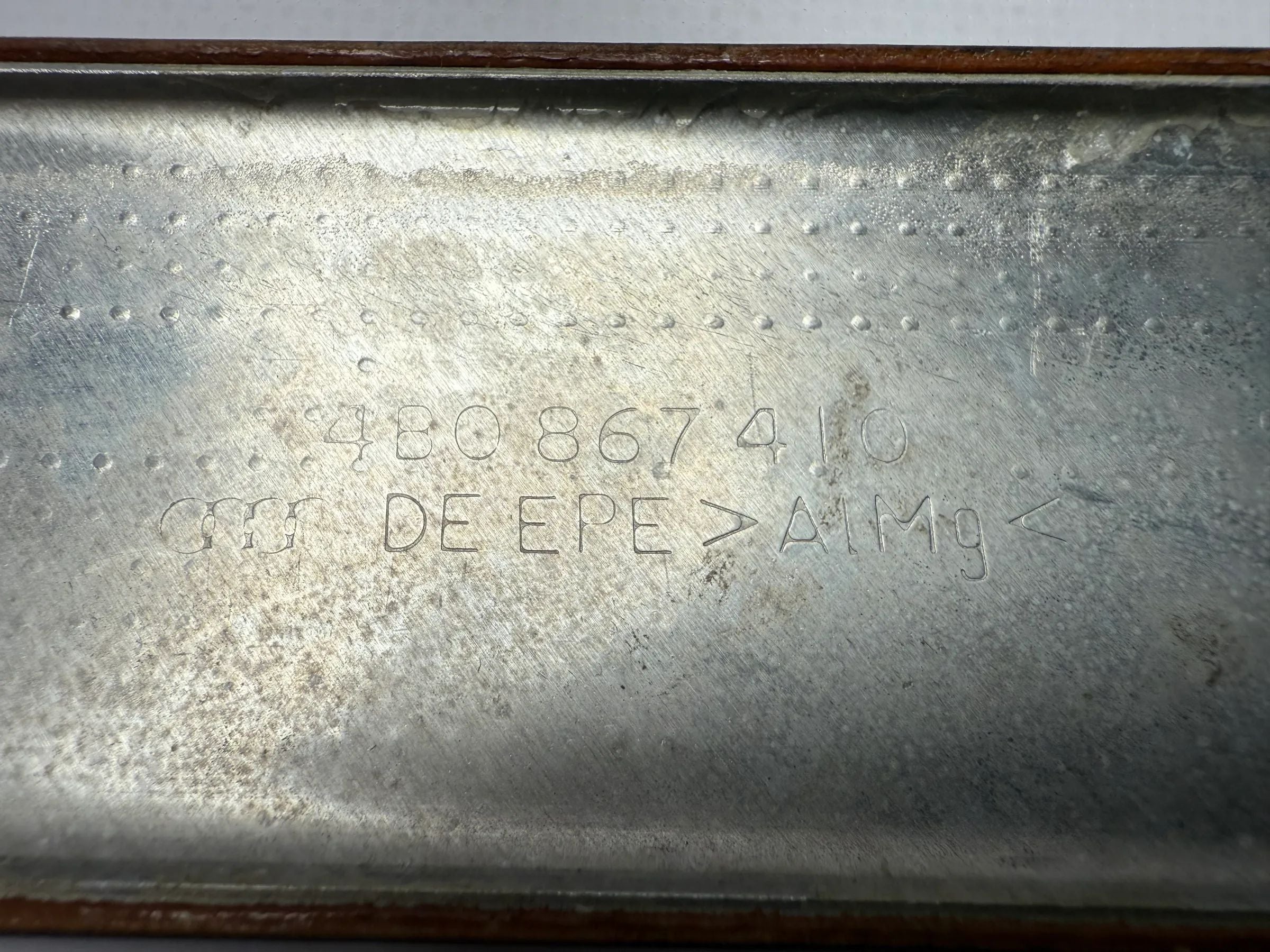 Orijinal Audi A6 4B Ön Sağ Ahşap Kök Desenli Dekoratif Şerit 4B0867410