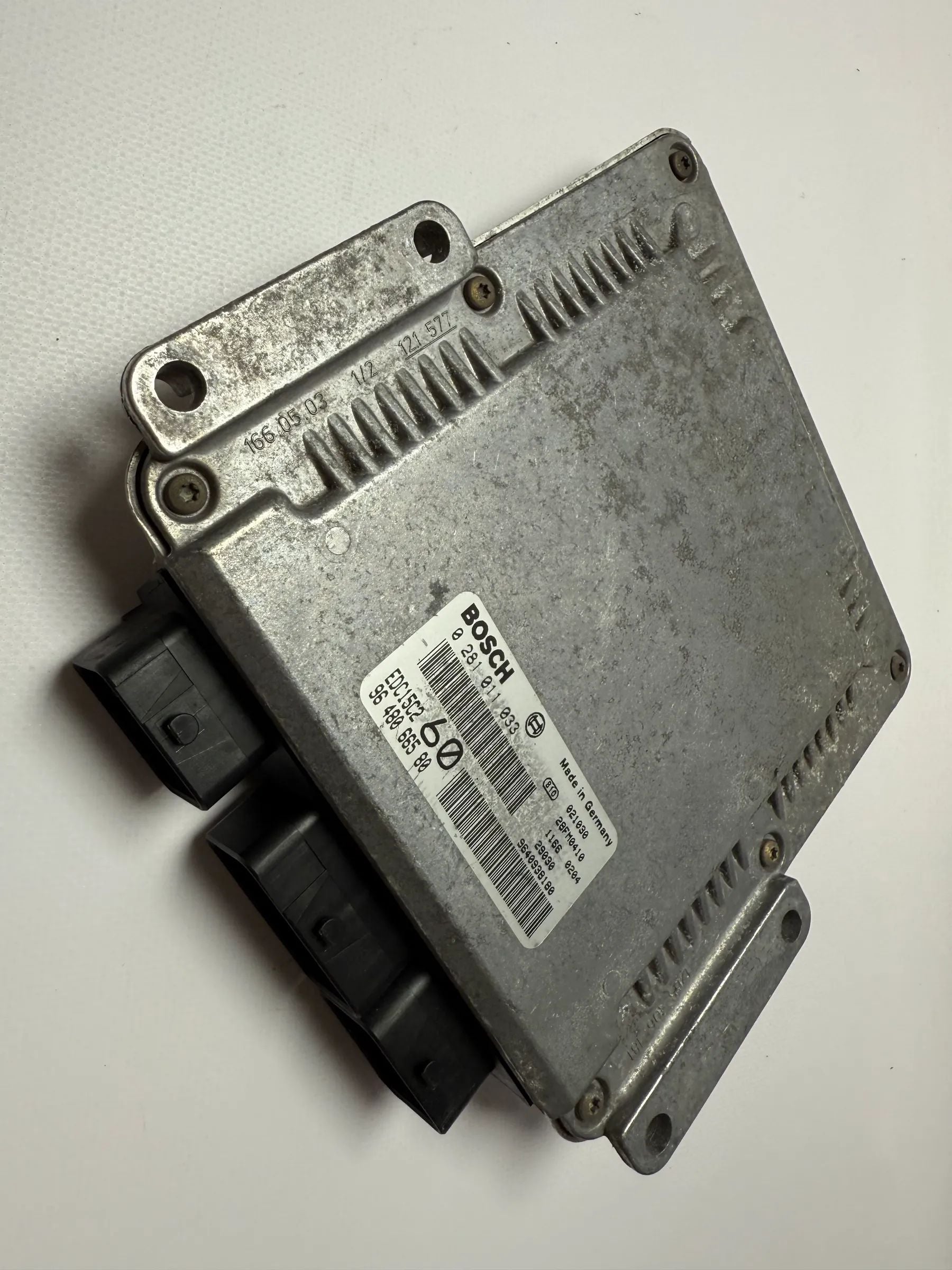 Оригинальный блок управления двигателем Fiat Ulysse 2.2 JTD дизельный 9648066580