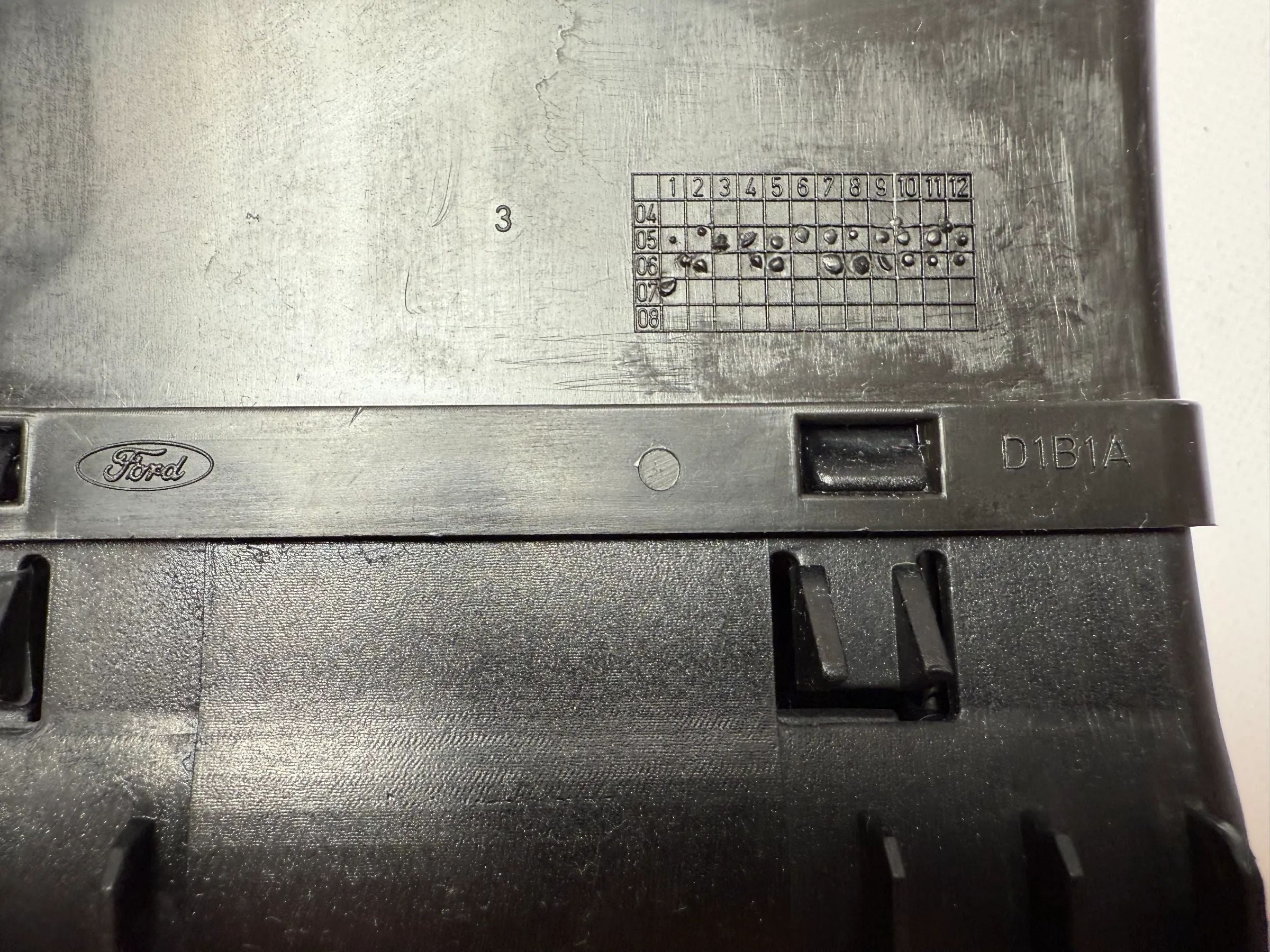 Originele Ford Mondeo 3 III luchtrooster luchtuitlaat rechts D1B1A