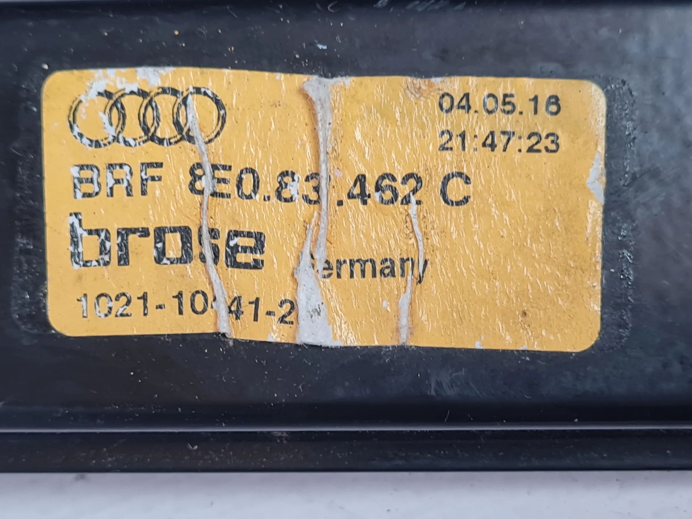 Original Audi A4 (8E/B6/B7) Fensterheber Elektrisch Rechts Vorne 8E0837462C