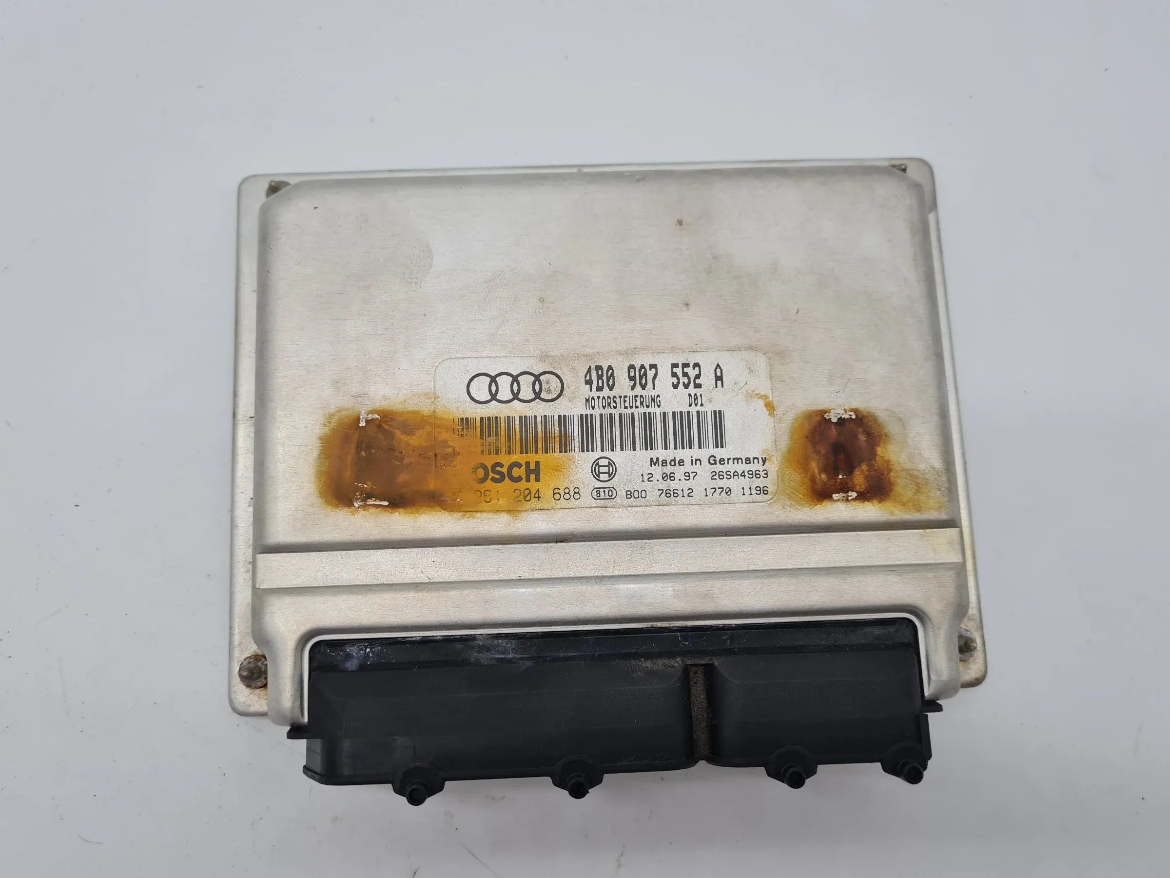 Original Audi A6 (4B2/4B4) 2.4 V6 Motorsteuergerät 4B0907552A