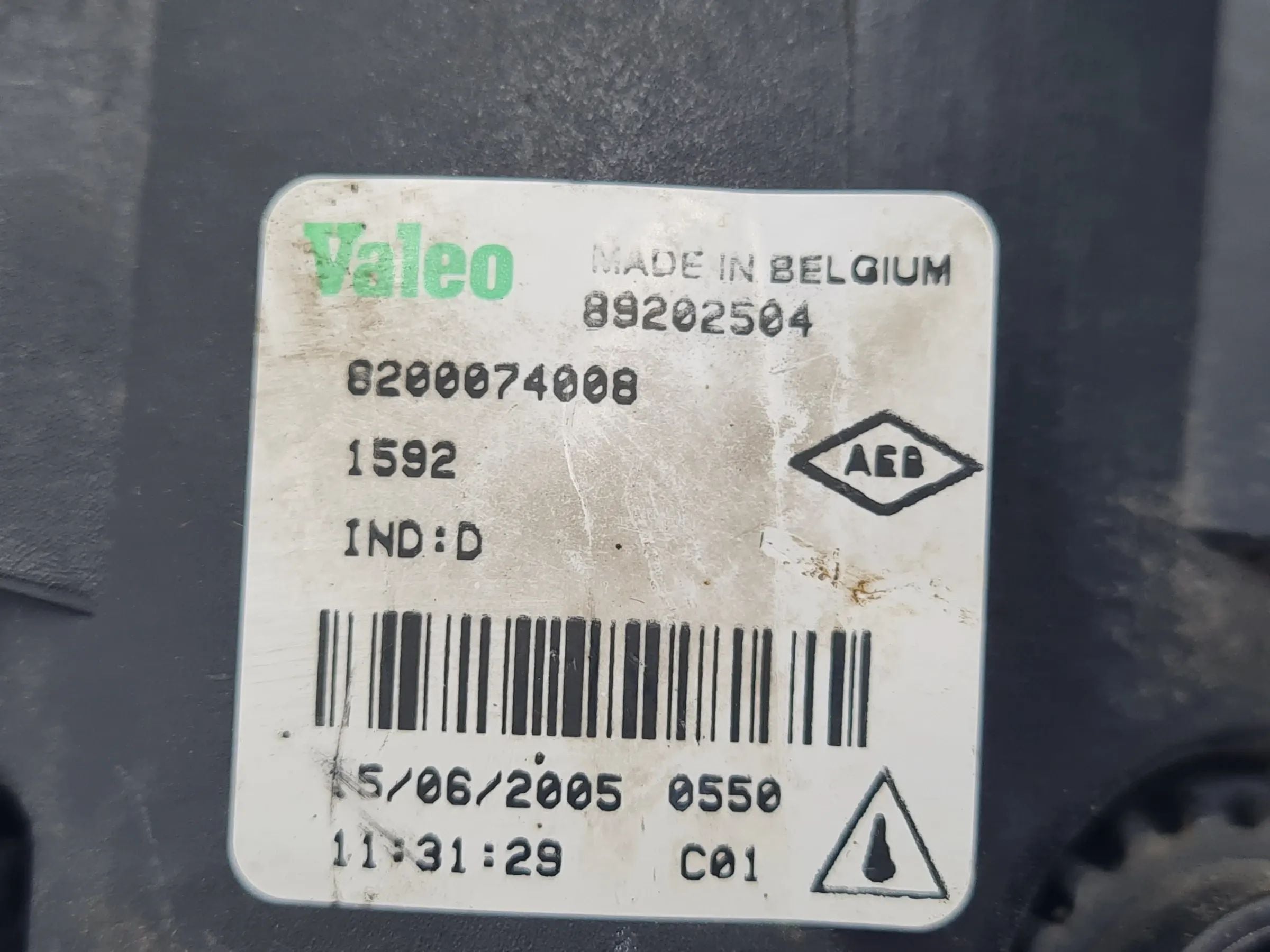 Original Renault Twingo / Kangoo +++ Nebelscheinwerfer Links/Rechts 8200074008