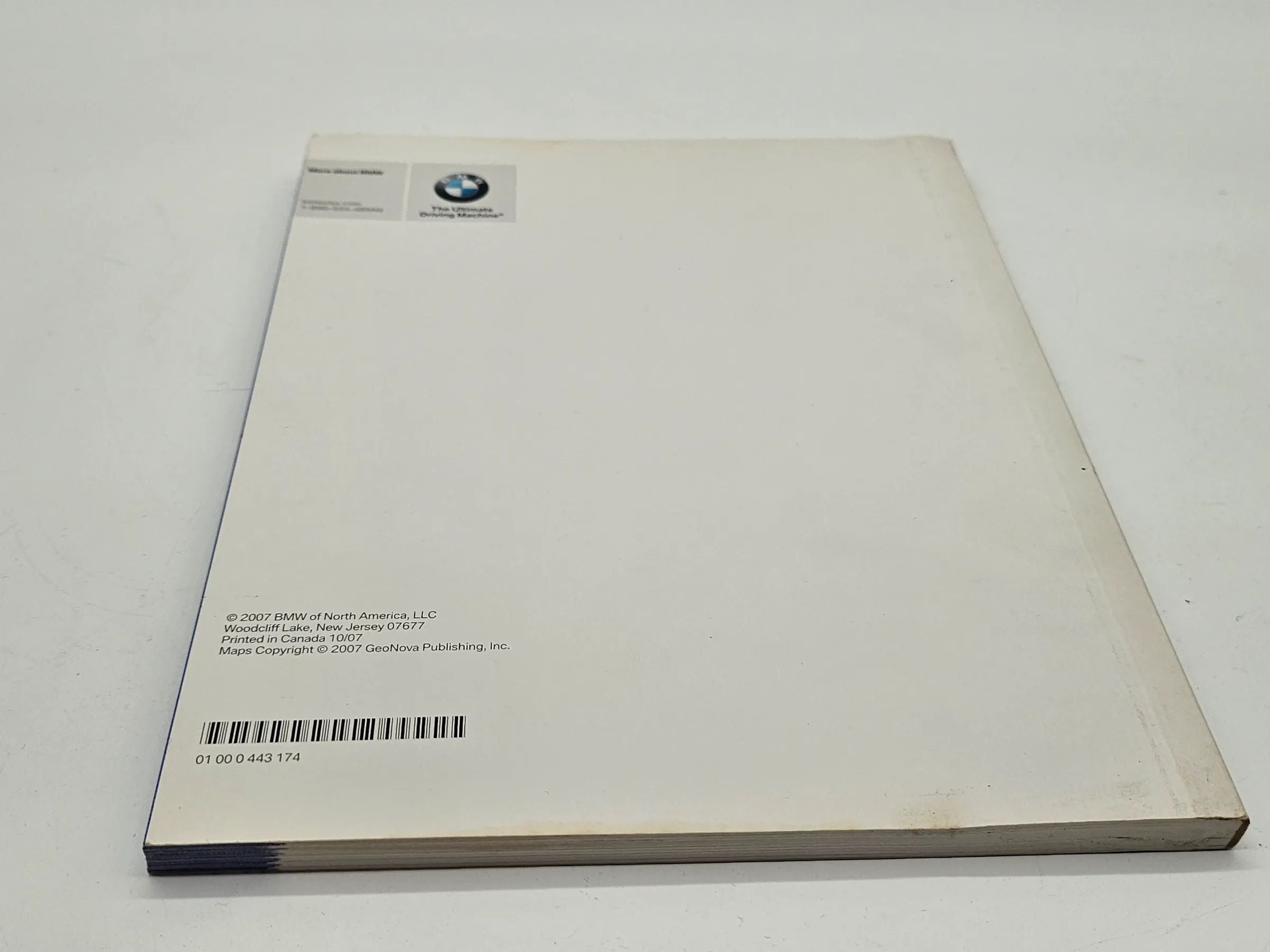 Original BMW X5 E70 2007 SAV Road Atlas Canada USA englisch 01000443174