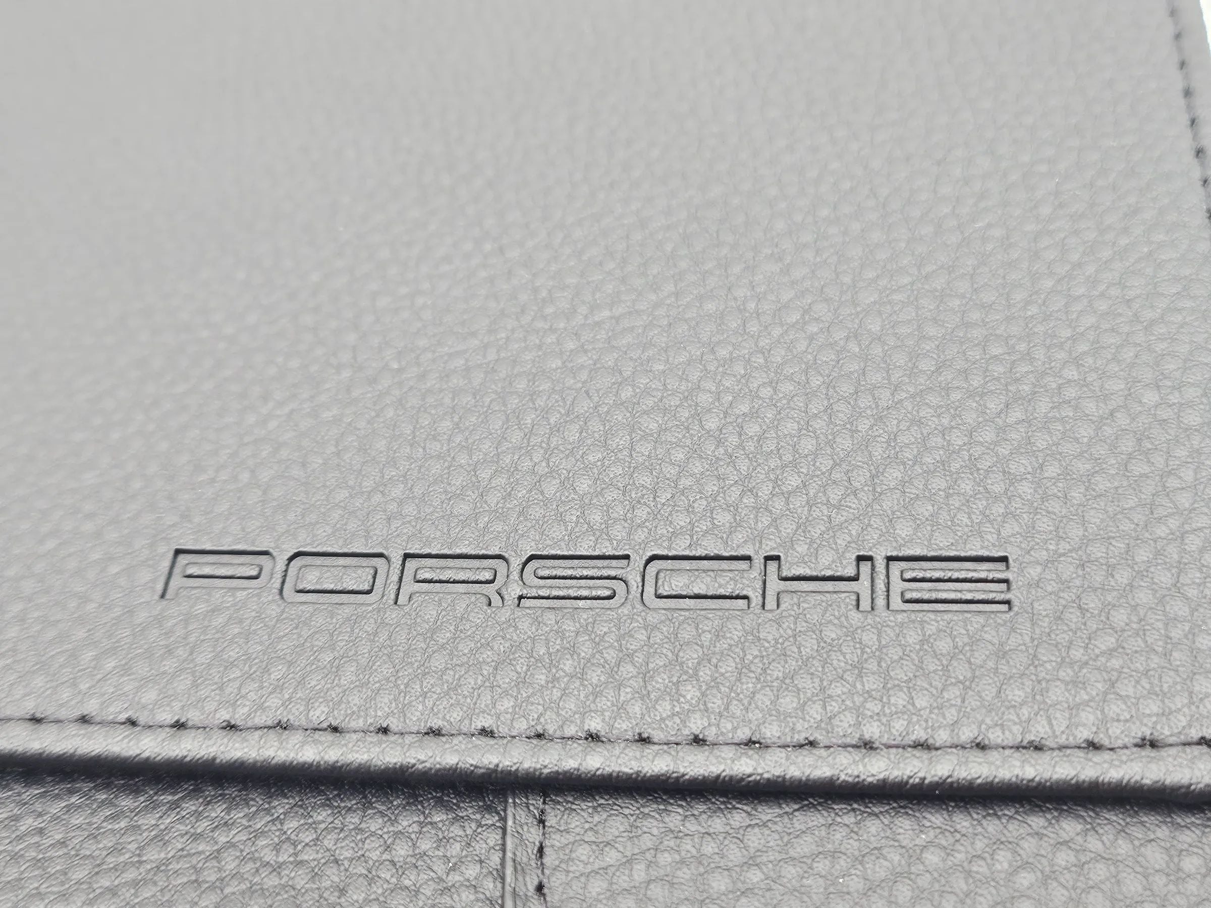 Original Porsche Cayenne 9Y  Turbo etc. Bordmappe Leder schwarz