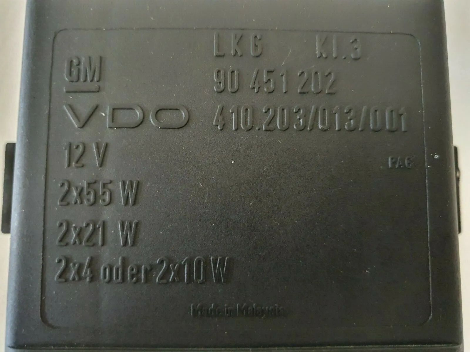 อะไหล่แท้ OPEL OMEGA B (21_, 22_, 23_) 2.0 16V กล่องควบคุม 90451202