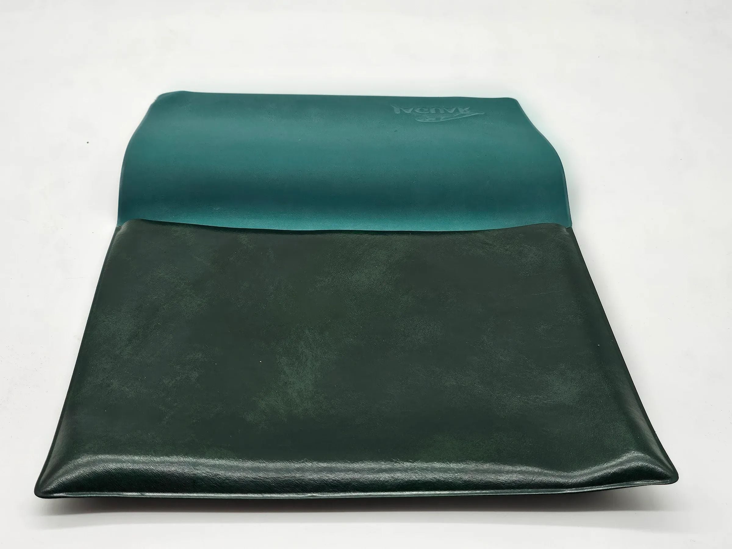 Original Jaguar XK8 Bordmappe leder dunkel grün