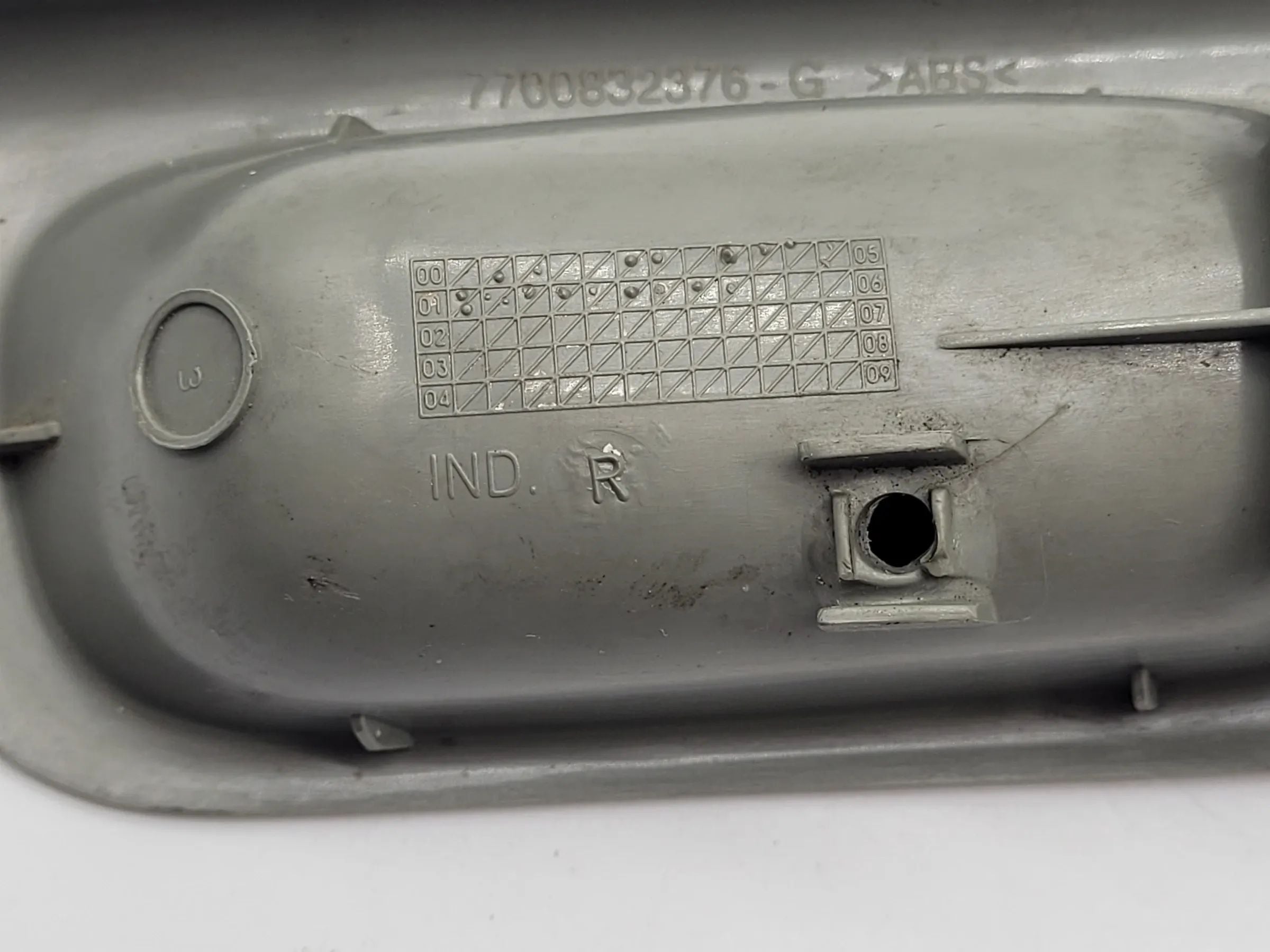 Original Renault Twingo I 1 (C06) Türgriffschale Vorne Rechts Grau 7700832376G