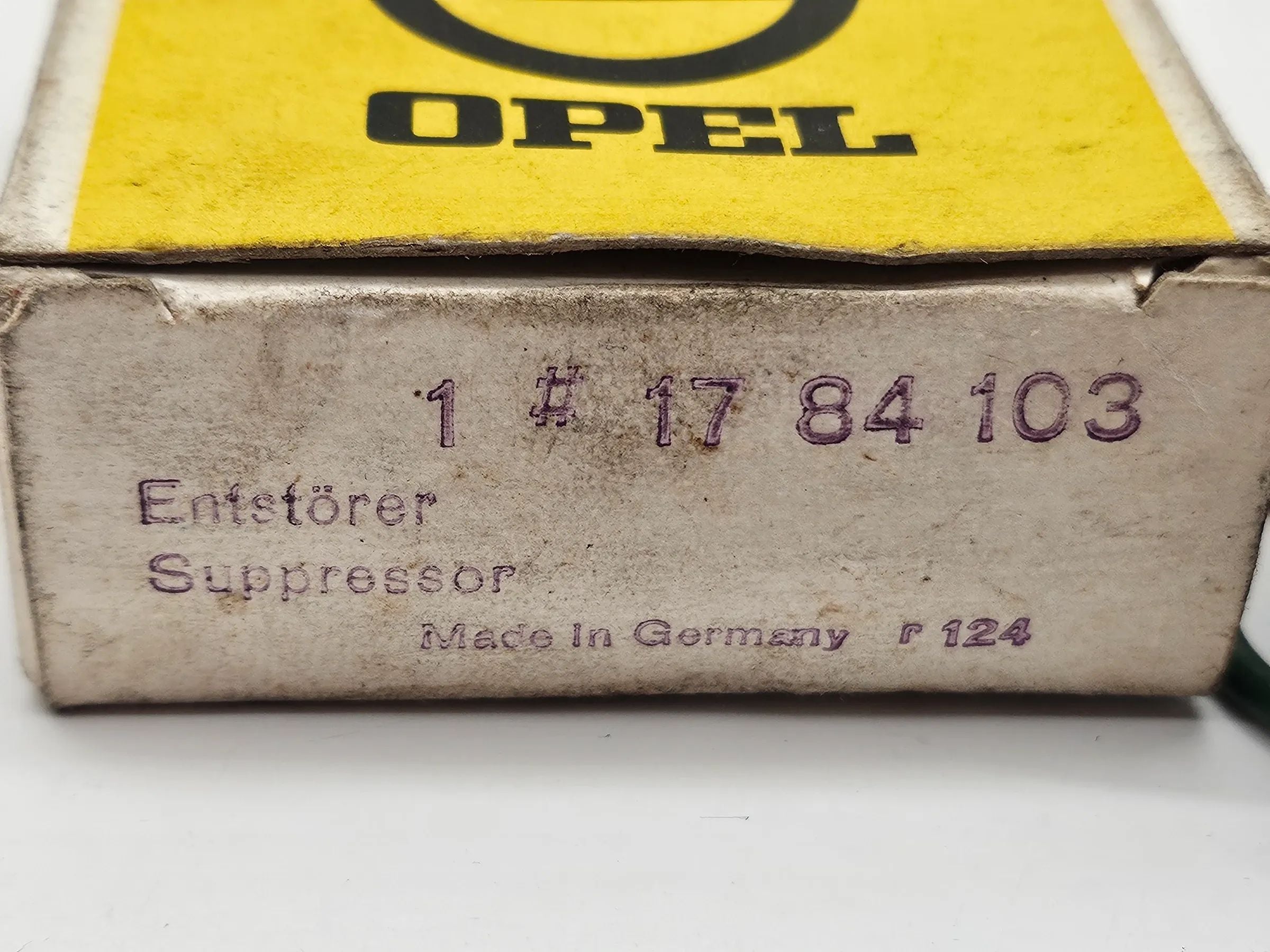 ORIGINAL OPEL Astra F Corsa A Entstörer Wischermotor 1784103 OVP NEU