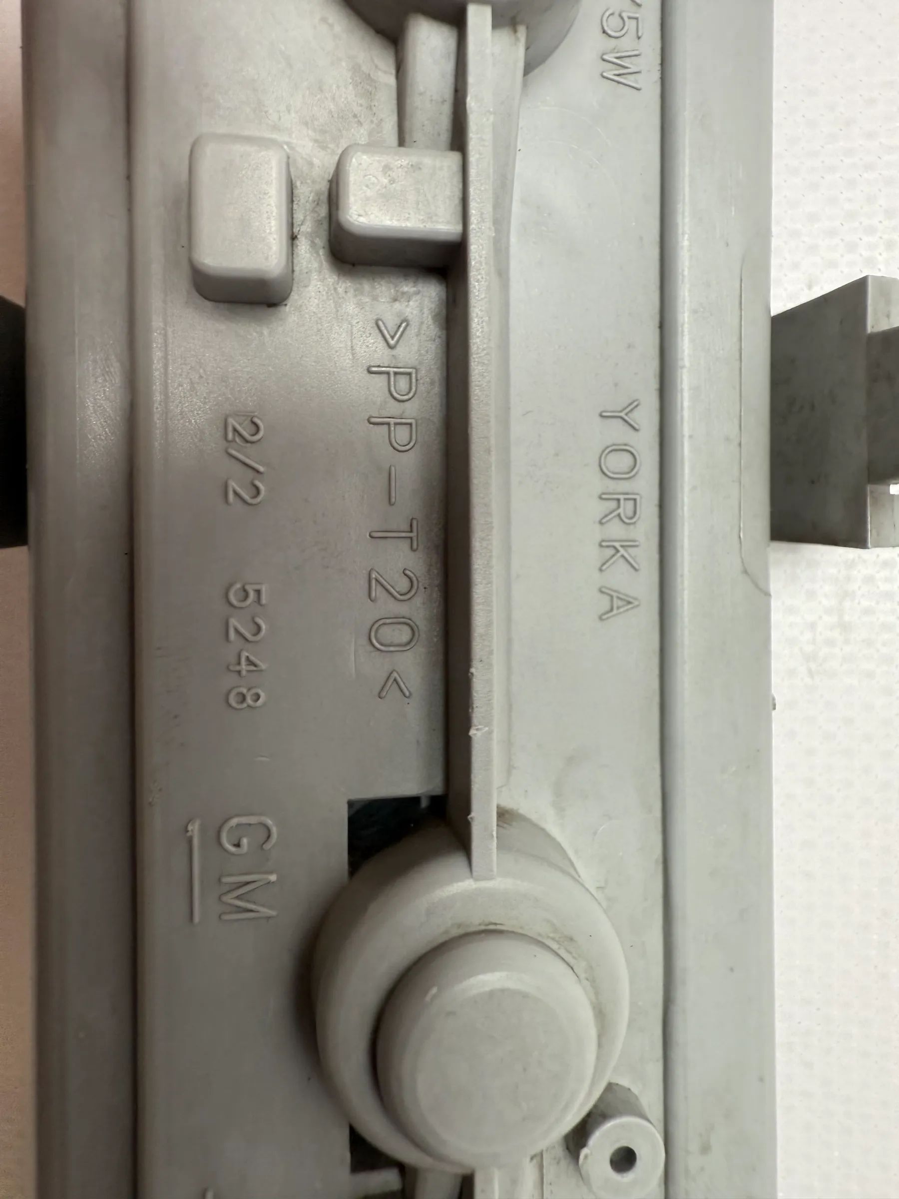 Original Opel Zafira A T98 lamp holder rear light left gray GM Yorka 5248 