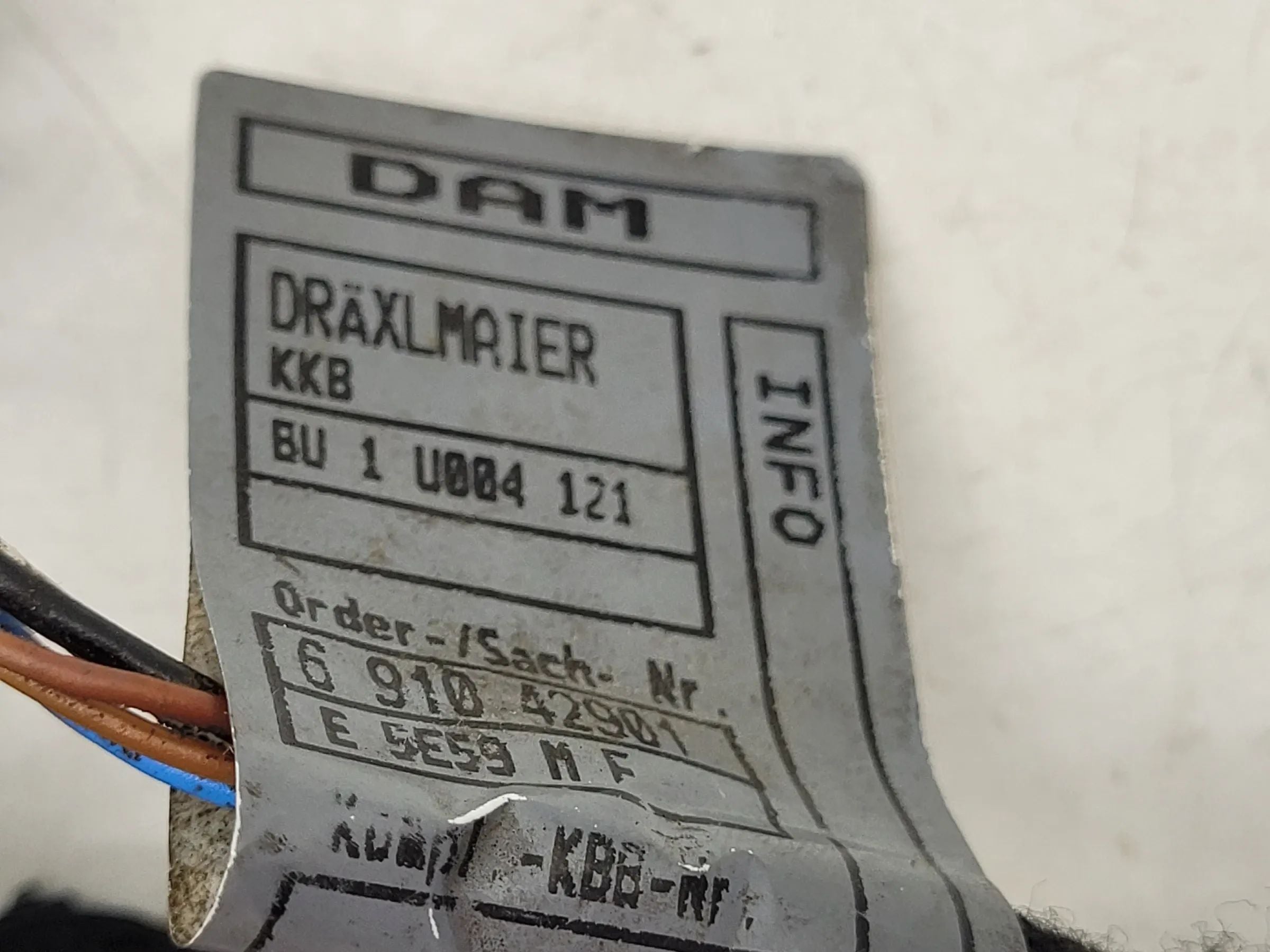 Original BMW X5 E53 Kabelbaum Tür Hinten L/R 8386011