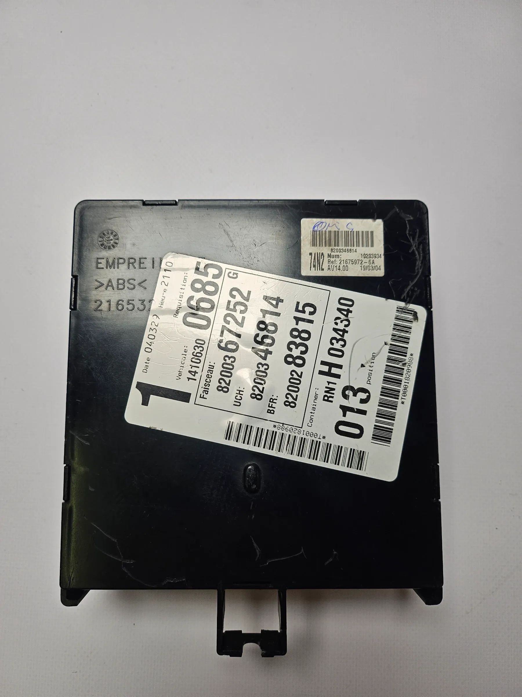 Renault Laguna II 2004 Módulo de Conforto Centralina da Rede de Bordo 8200346814