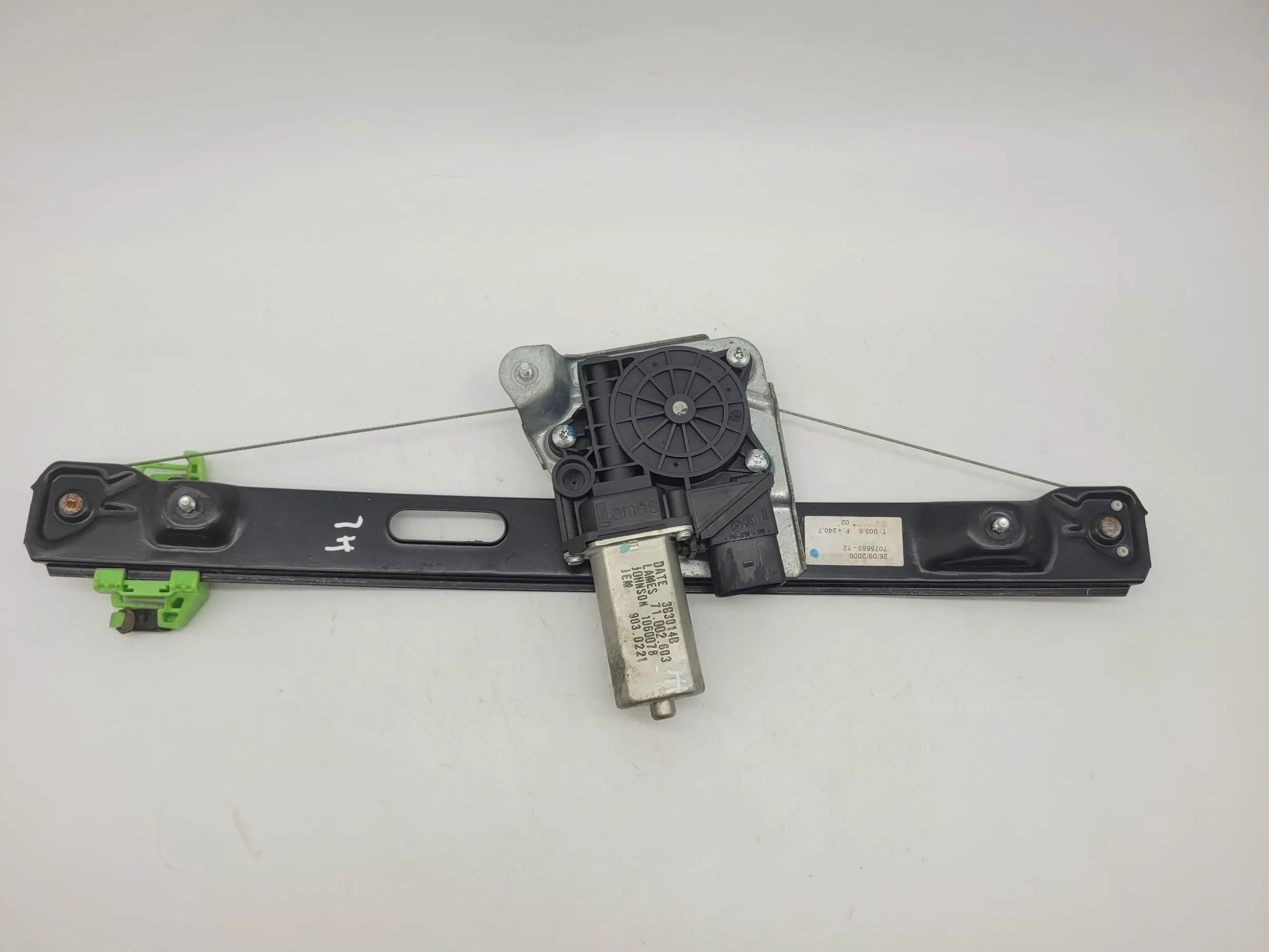 BMW 3er Touring E91 Fensterhebermotor + Gestänge Hinten Links 7075883 Original