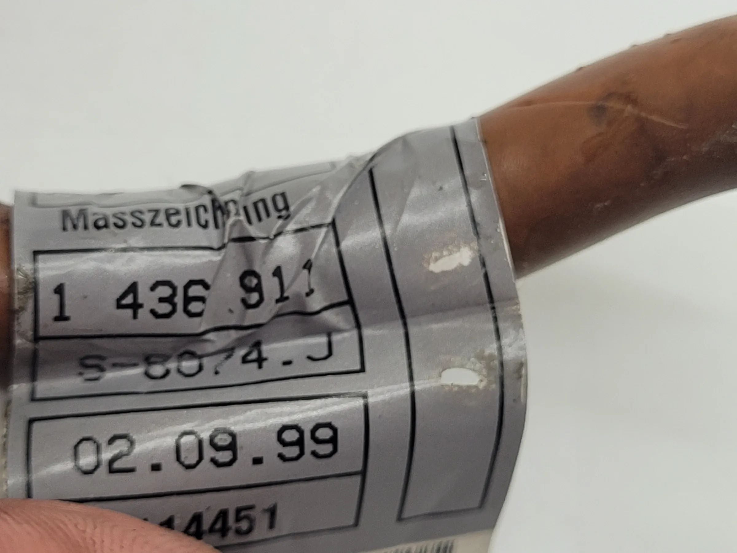 BMW 5er Touring E39 Massekabel Batterie Minuspol 1436910 Original