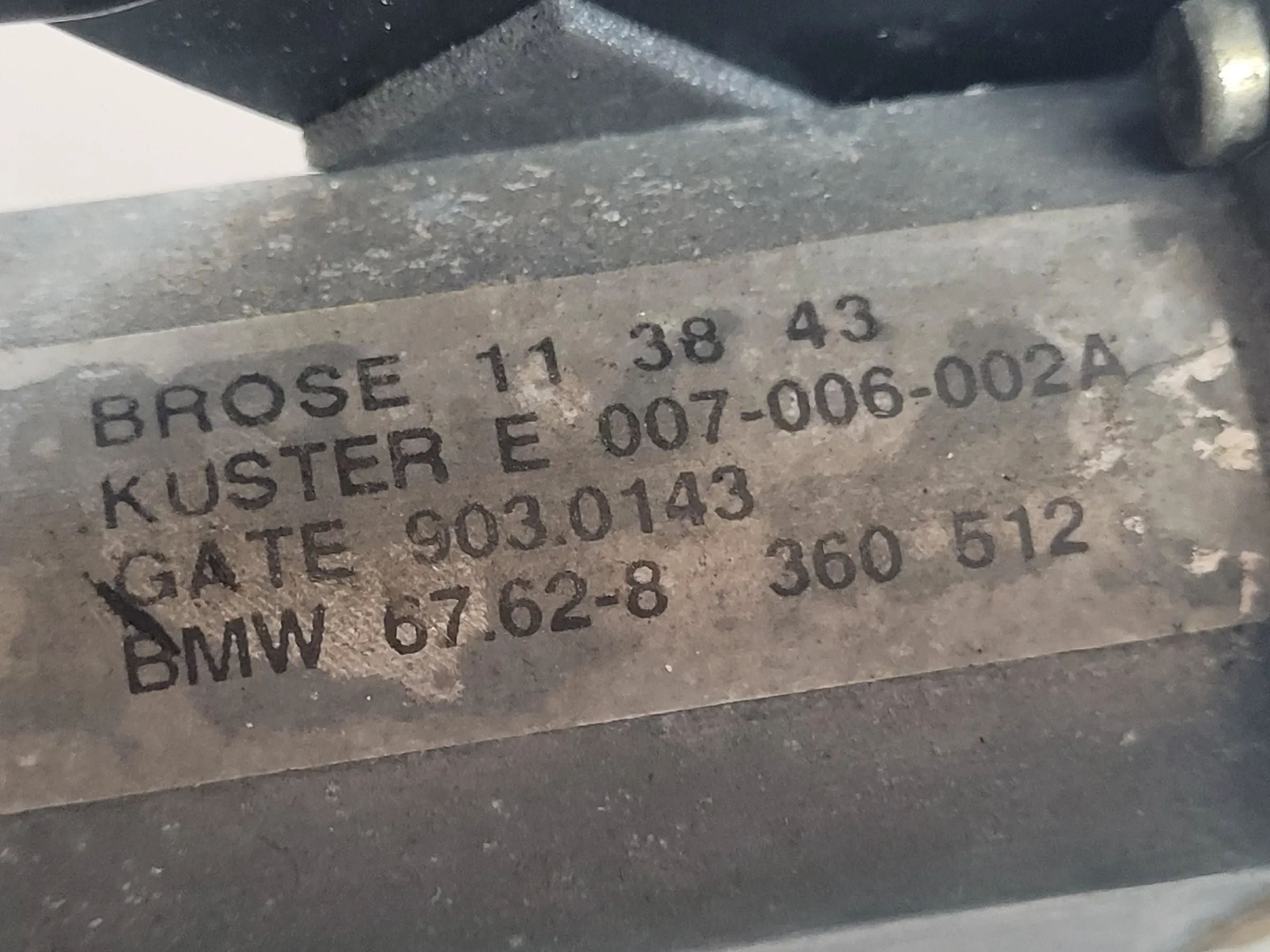 BMW 5er Touring E39 Fensterhebermotor Hinten Links 67.62-8360512 Original