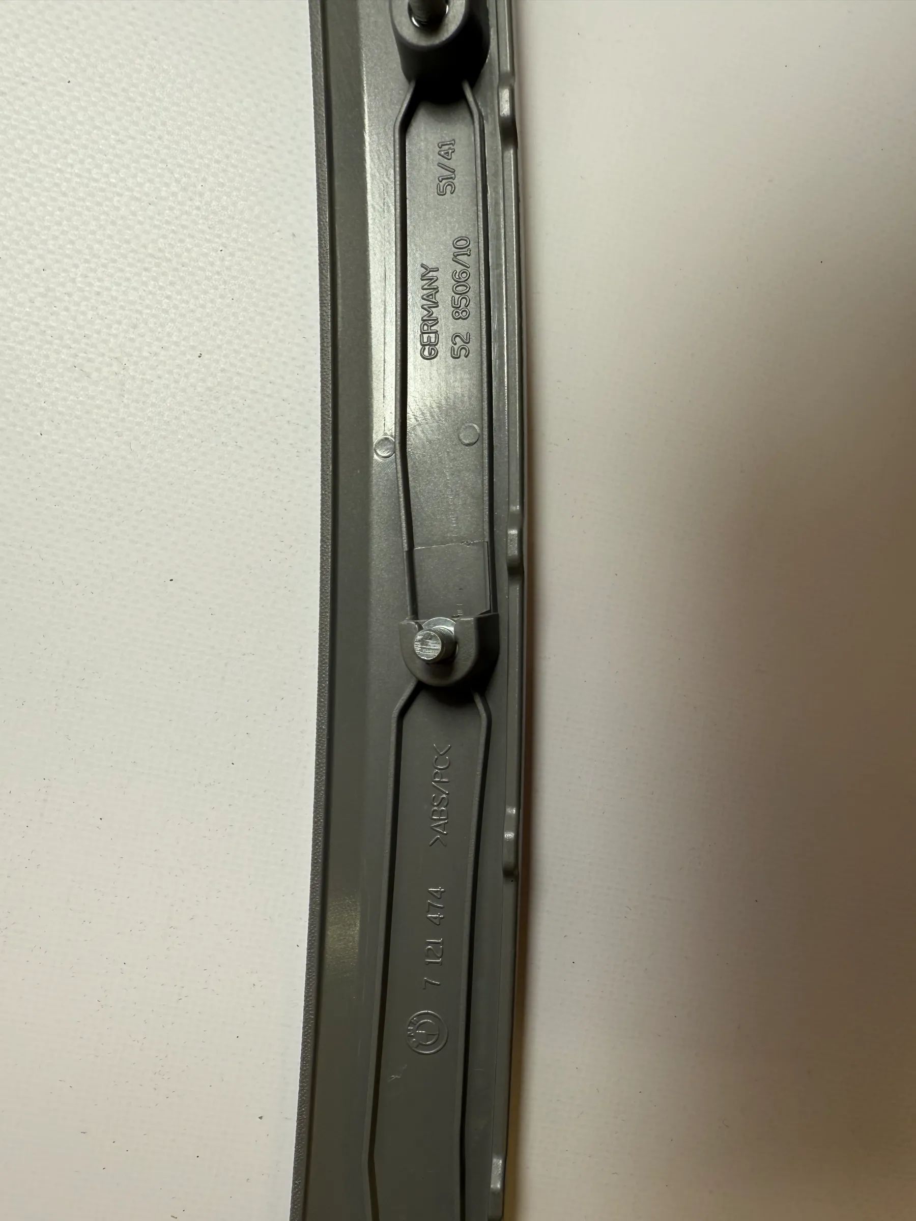 BMW 3er E91 7121474 Modanatura Porta Decorativa Rivestimento Anteriore Sinistro Titanio Opaco