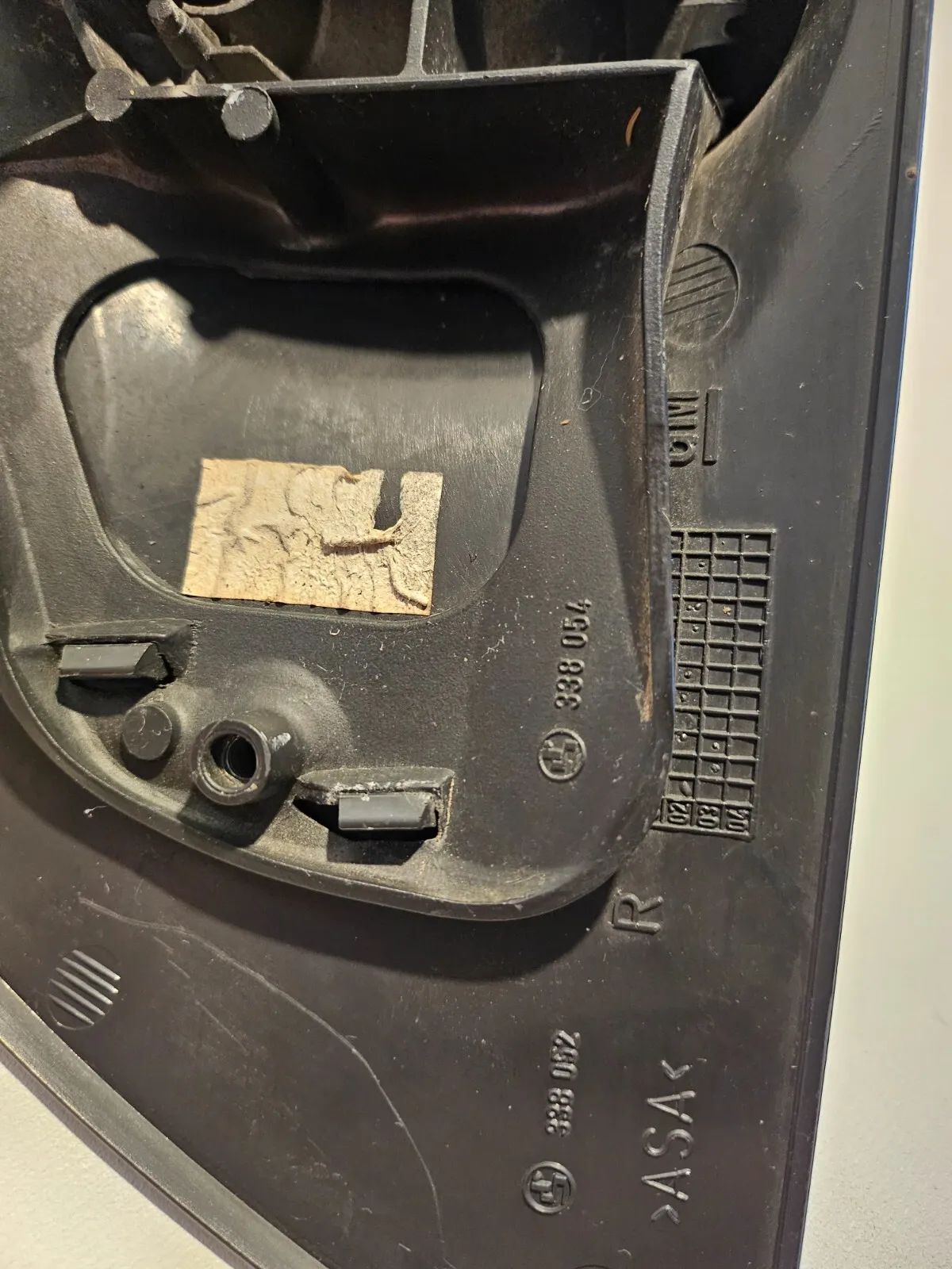 originele buitenspiegel rechts Opel Astra G Sport 3-deurs zwart elektrisch