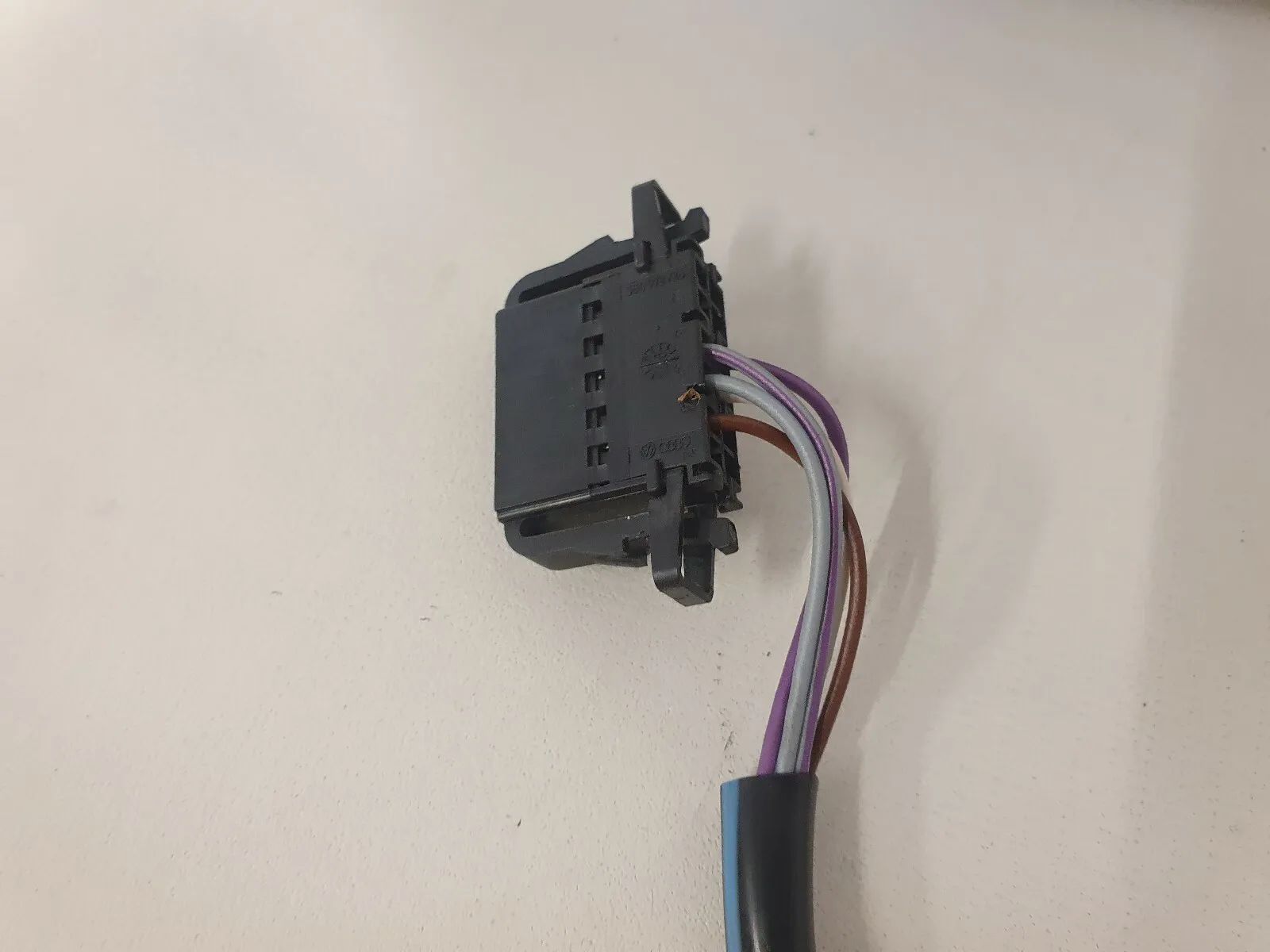 VW Passat 3B elektrische buitenspiegel spiegel rechts blauw LR5V 3B0857934