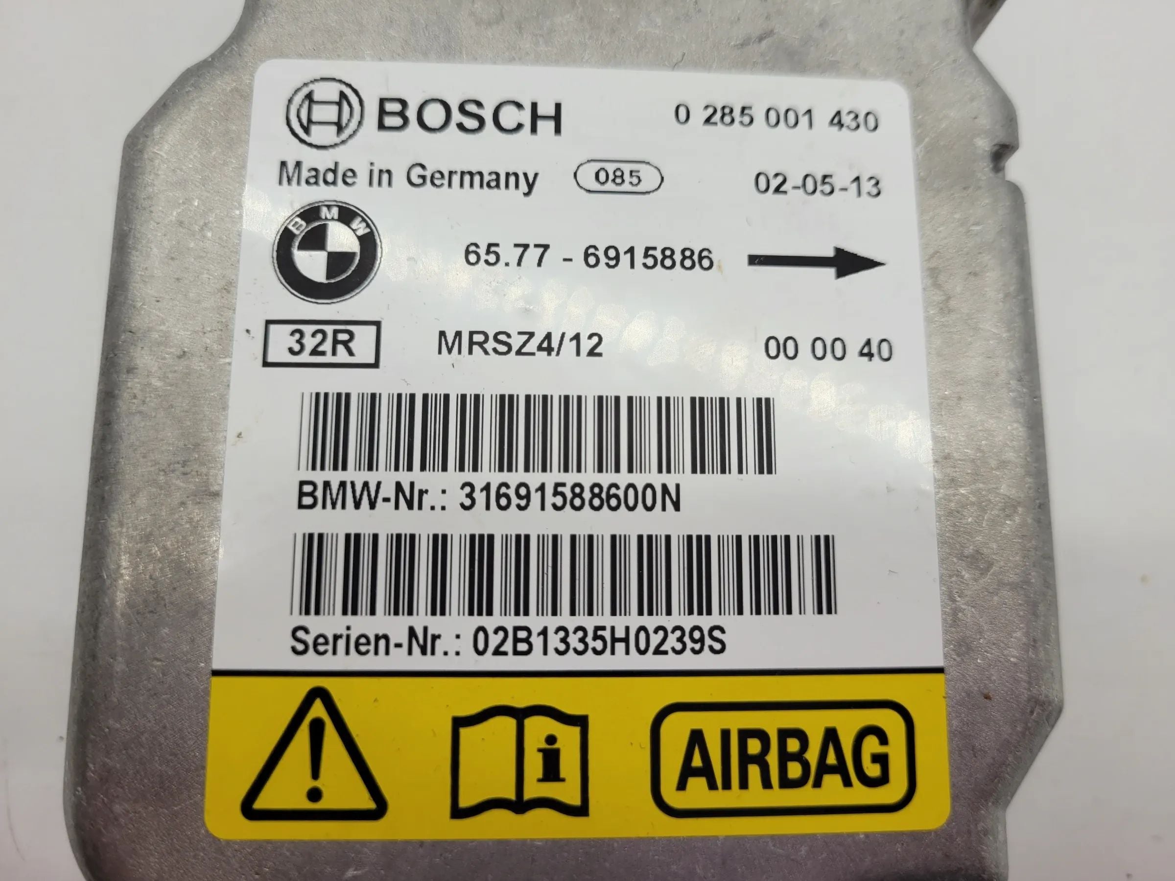 Original Mini One (R50/R53) Airbag Steuergerät 65.77-6915886