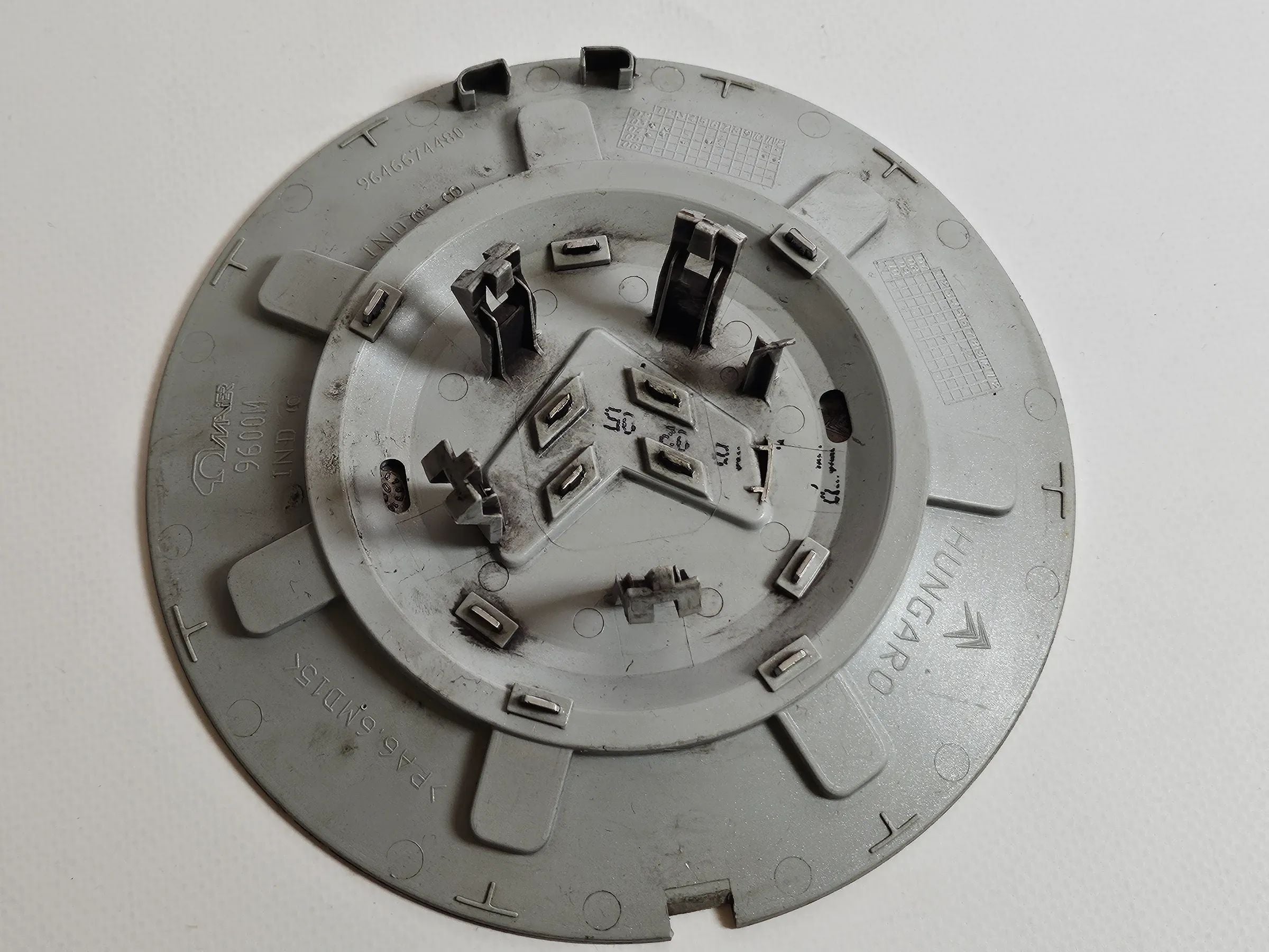 ORIGINAL CITROËN C5 I DC WHEEL HUB CAP, HUB COVER 9646674480