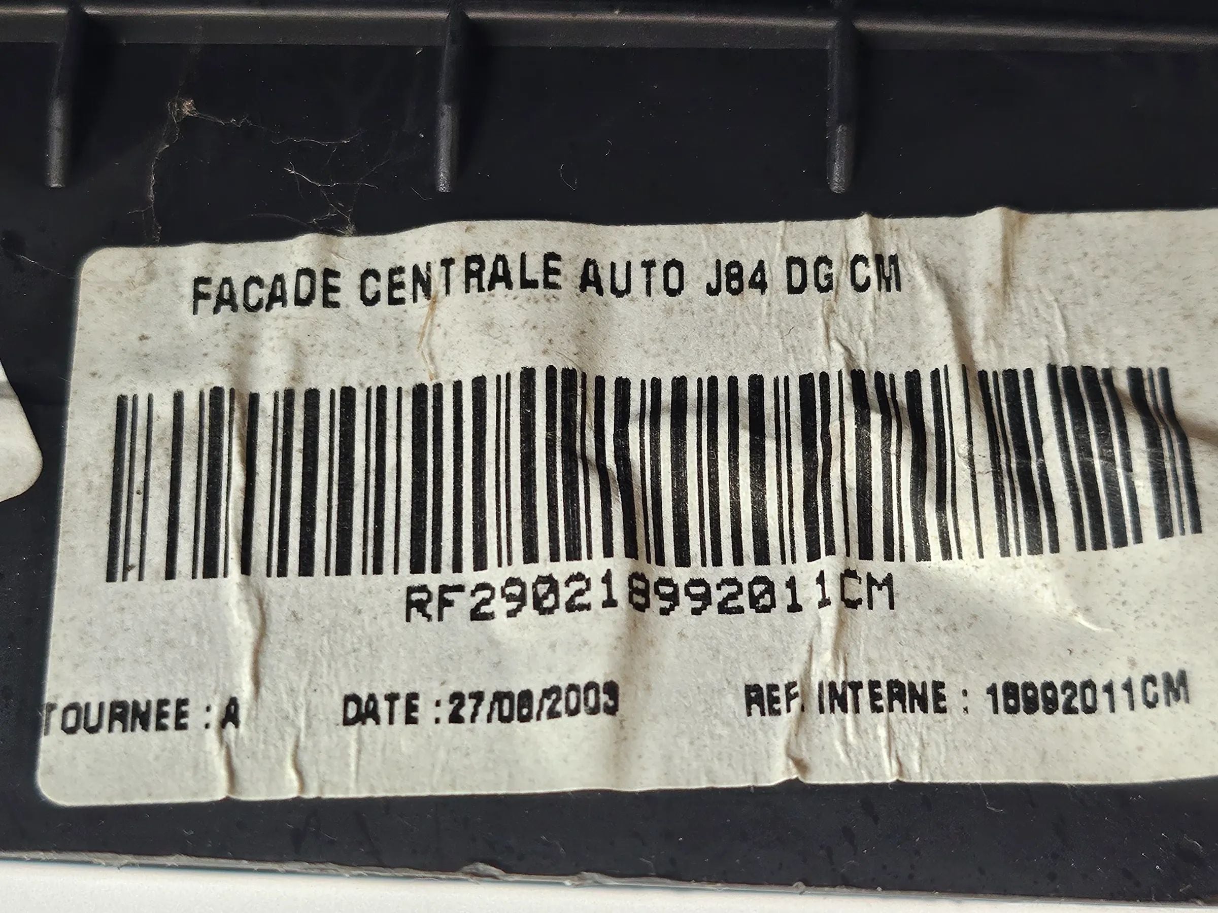 Oryginalna konsola środkowa do RENAULT SCENIC II (JM) 847681 8200140713