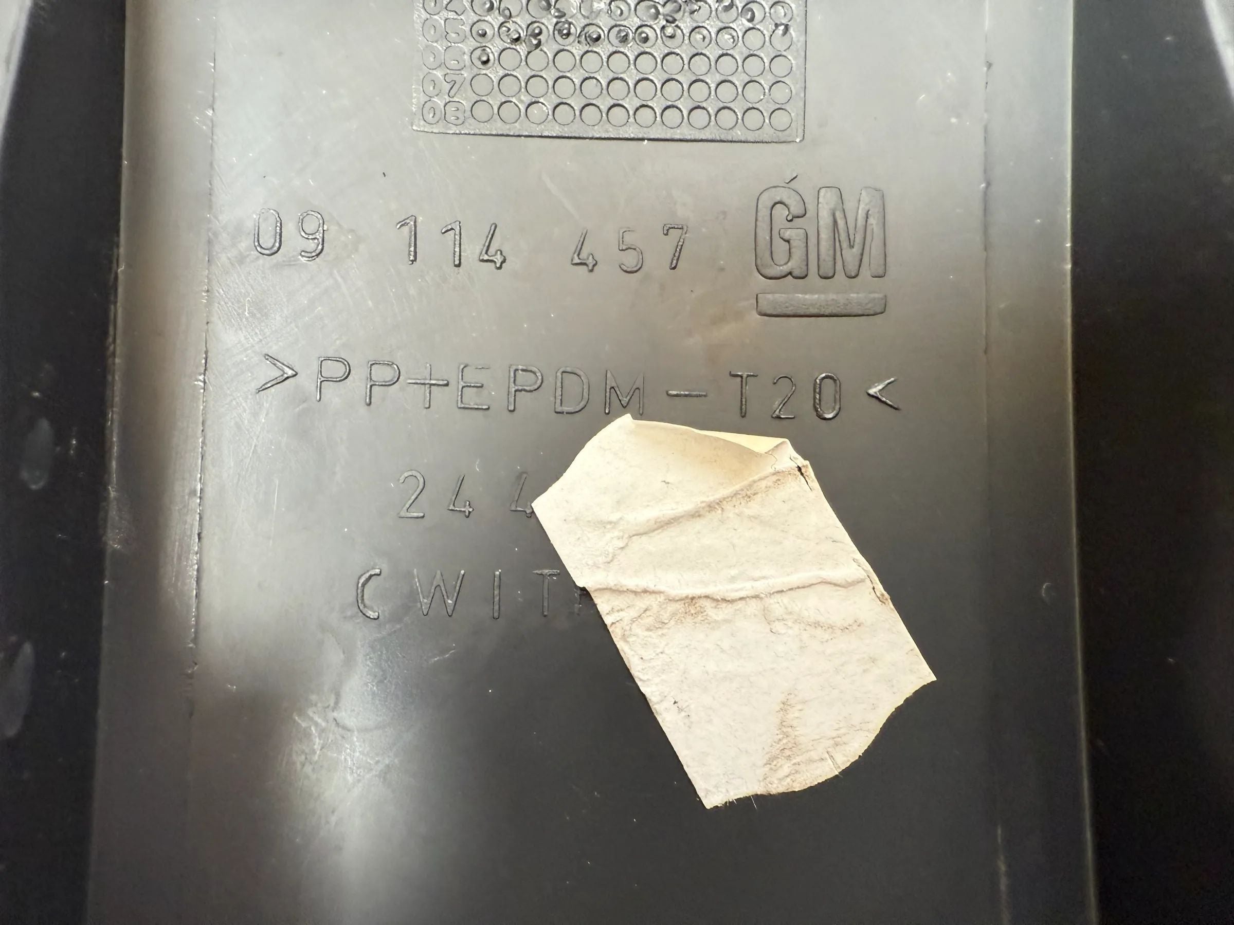 Original Opel Corsa C cover panel display 09114457 / 24452114 