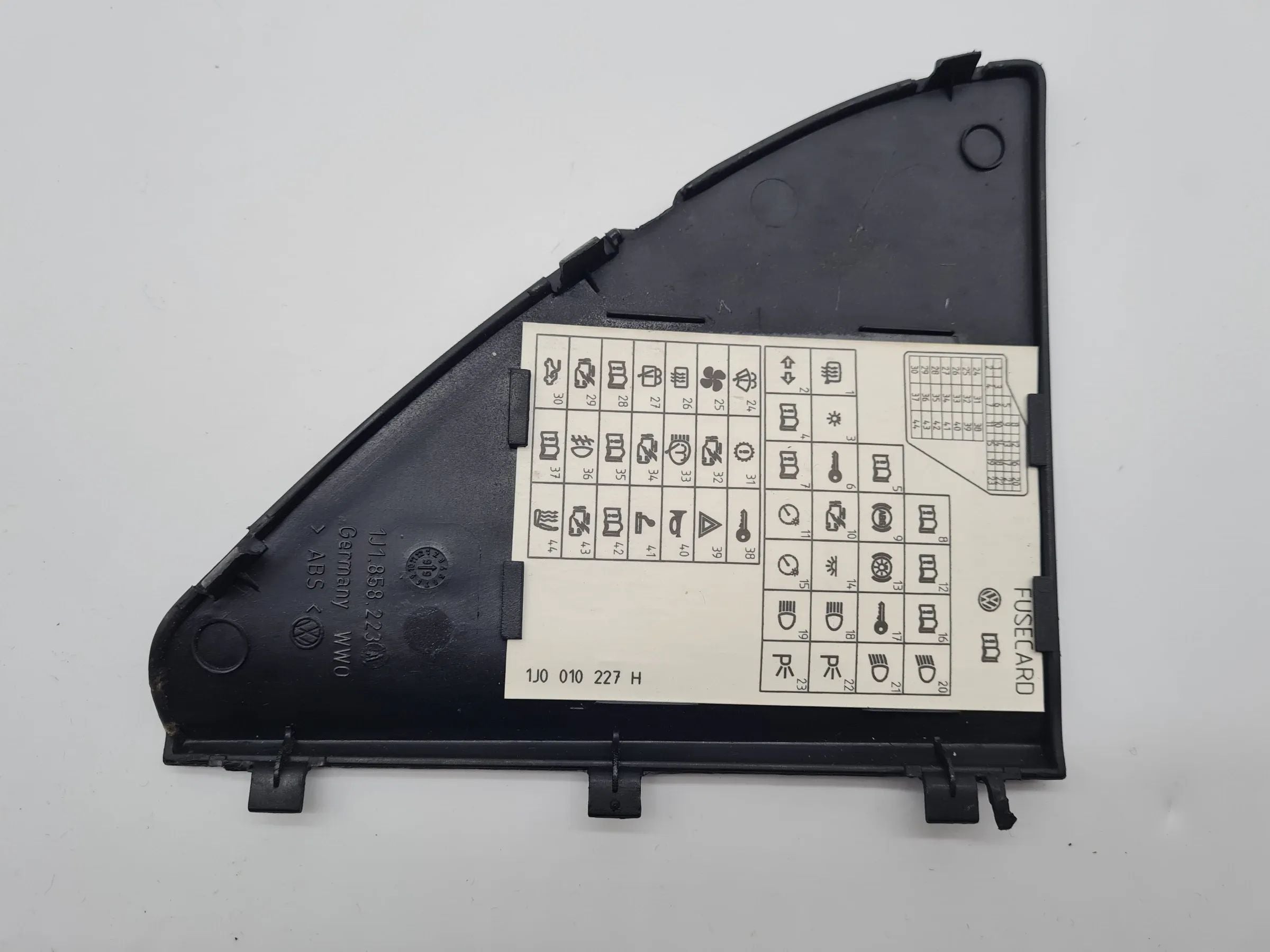 Original VW Golf IV 4 (1J5/1J1) Abdeckung Sicherheitskasten 1J1858223